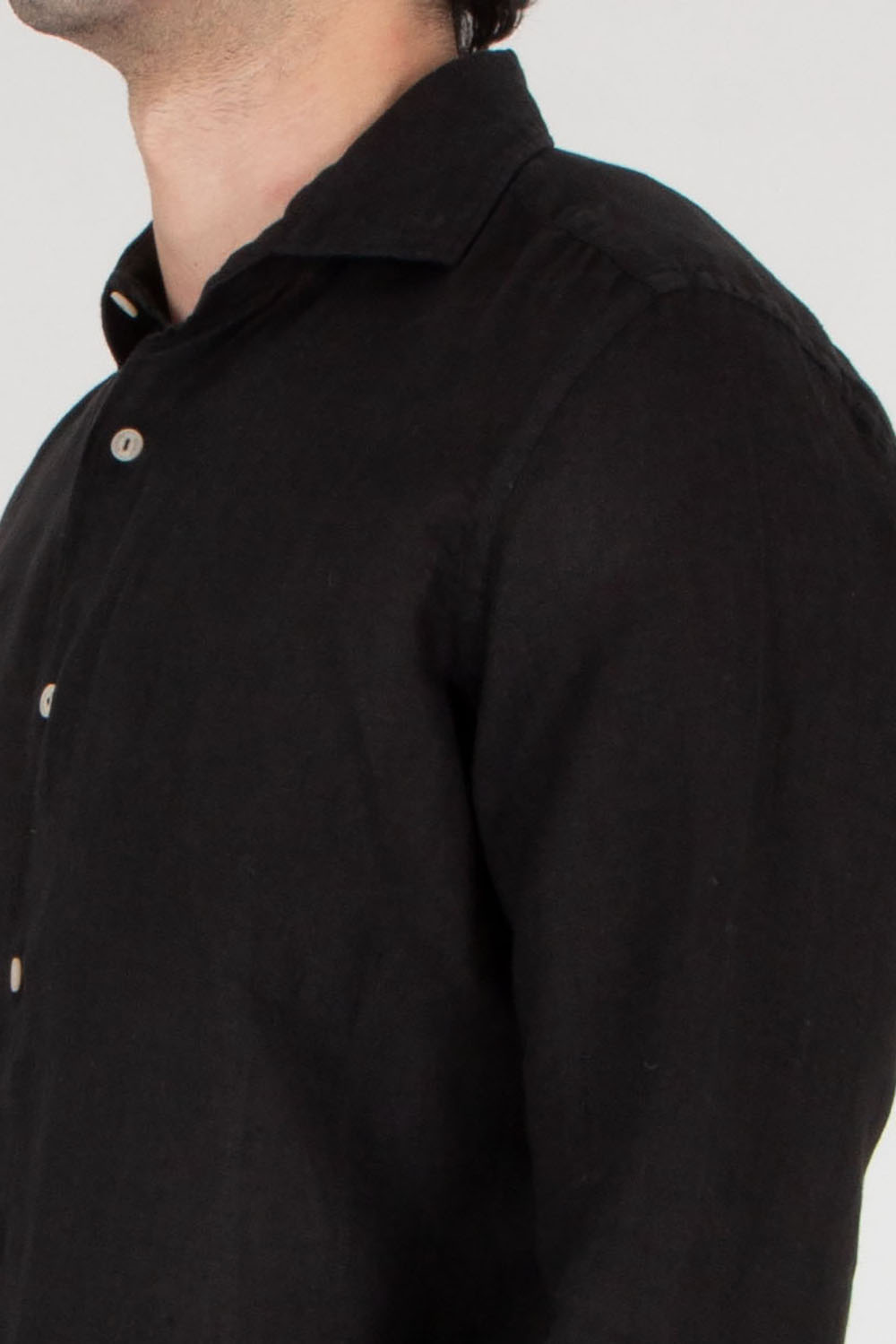 MC 2 SAINT BARTH Regular Fit Linen Shirt Pamplona