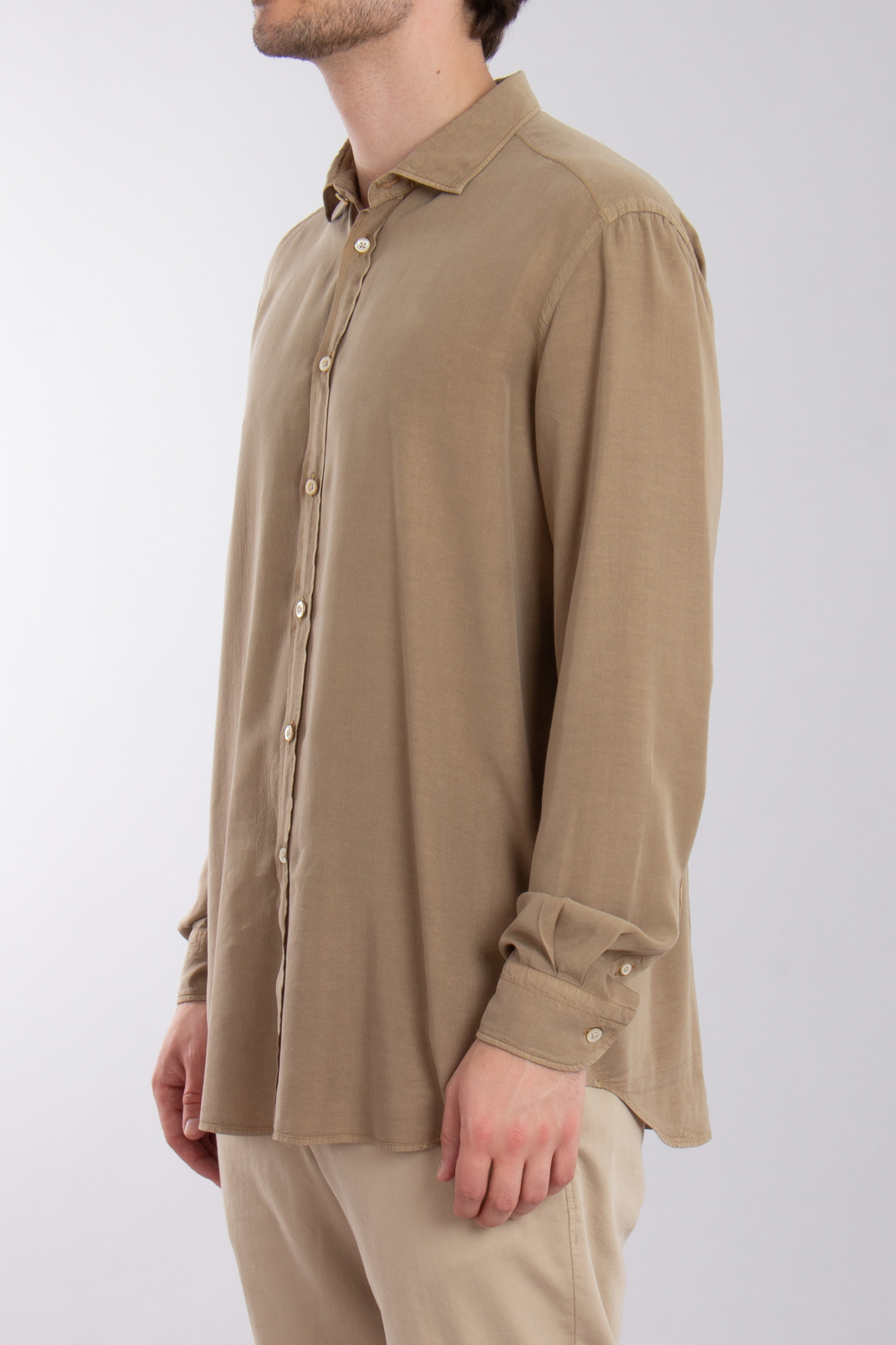 BOGLIOLI Regular Fit Four Elements Tencel Shirt BOGLIOLI Regular Fit Four Elements Tencel Shirt