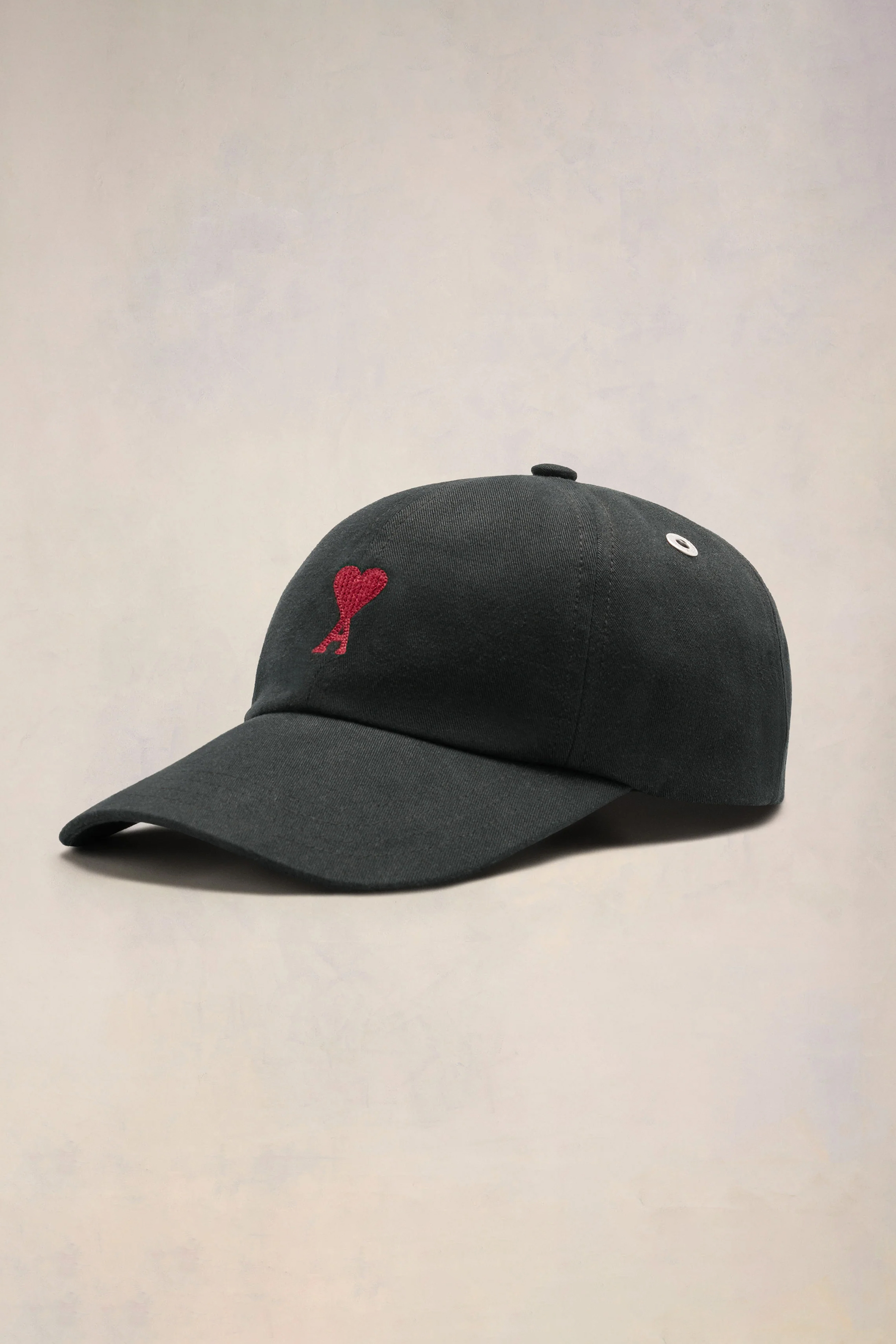 AMI PARIS Embroidered Cotton Cap AMI PARIS Embroidered Cotton Cap