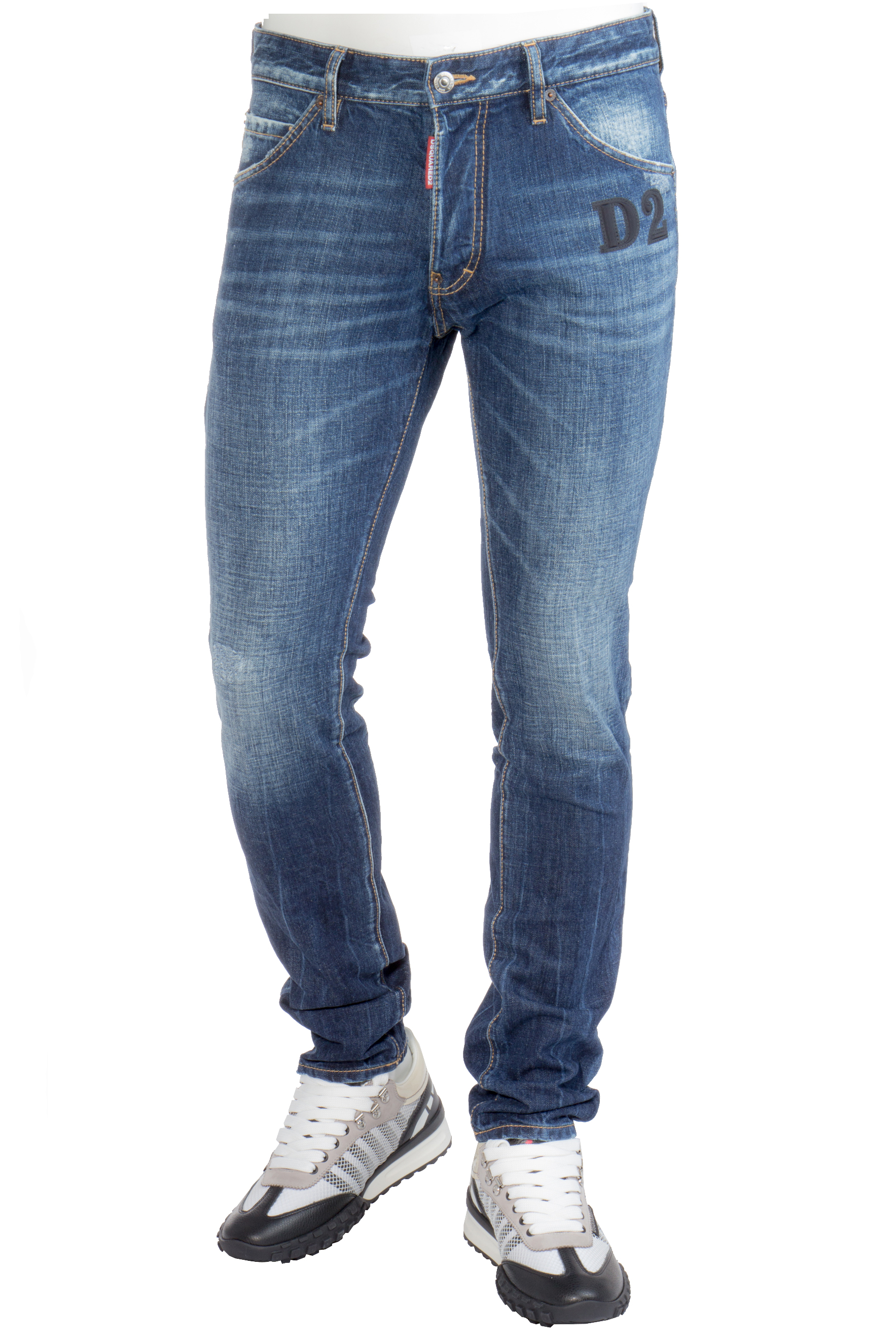 DSQUARED2 Dark Wash Cotton Stretch Denim Cool Guy Jeans DSQUARED2 Dark Wash Cotton Stretch Denim Cool Guy Jeans