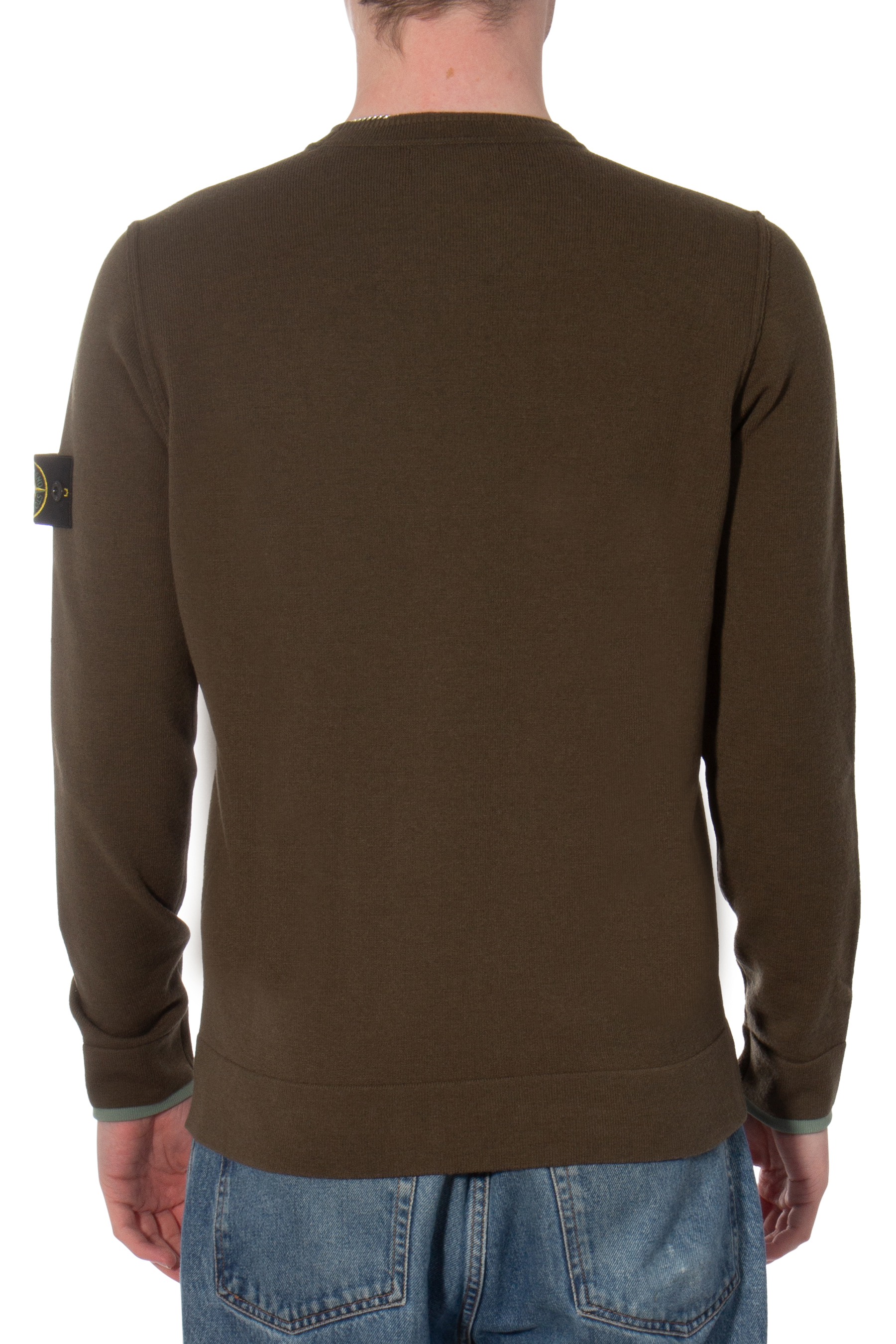 STONE ISLAND Virgin Wool Blend Knit Sweater 