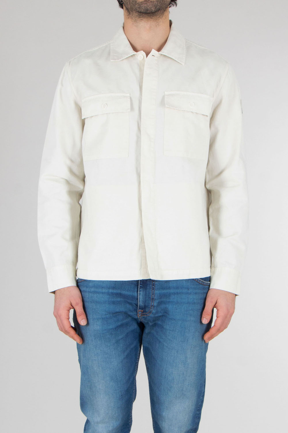 BELSTAFF Cotton-Linen Blend Overshirt