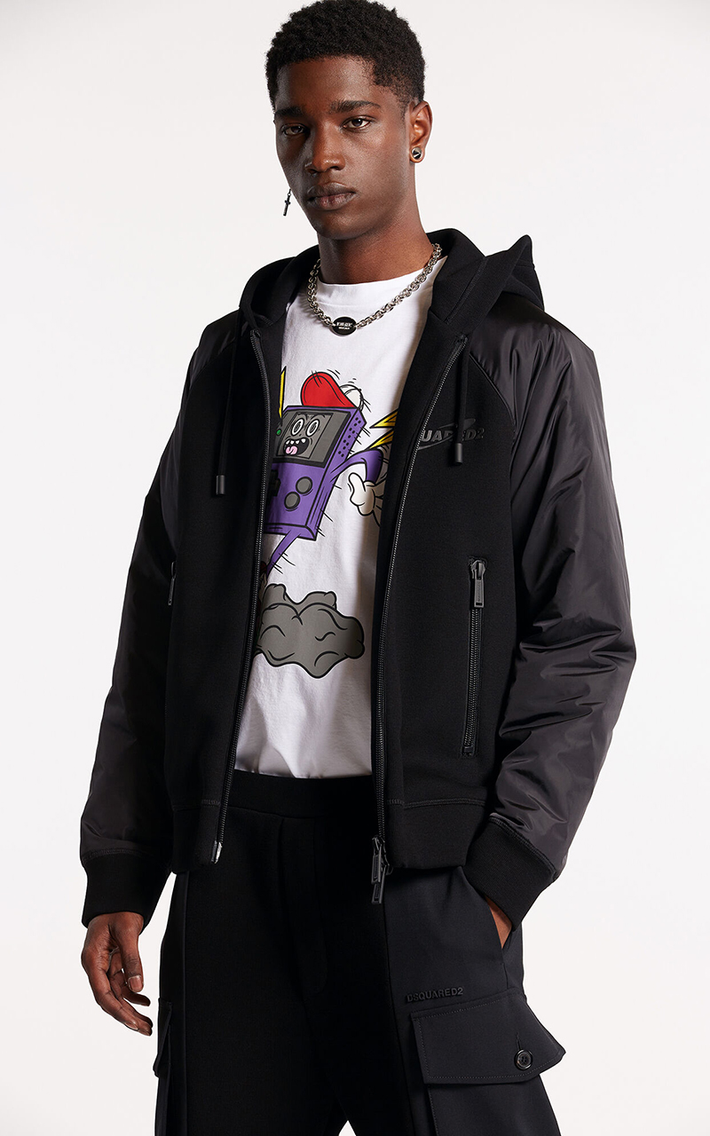 DSQUARED2 Ibra Cool Raglan Hoodie