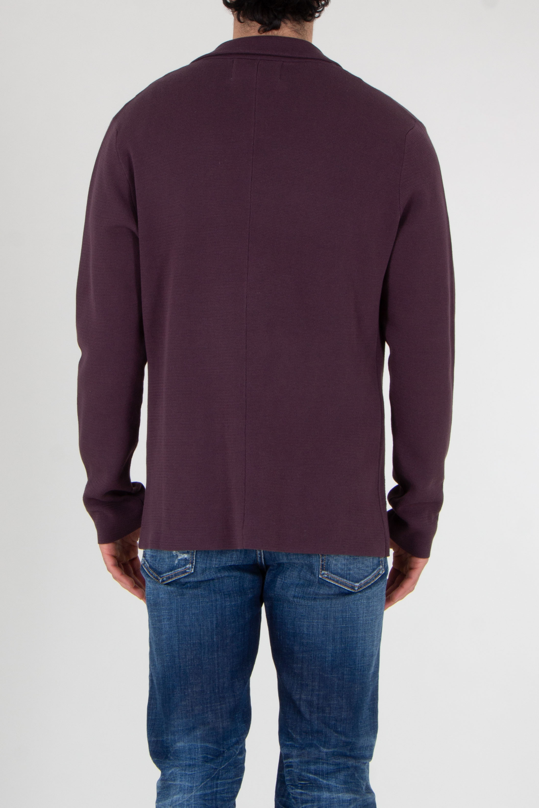 ROBERTO COLLINA Woven Cotton Cardigan Fico