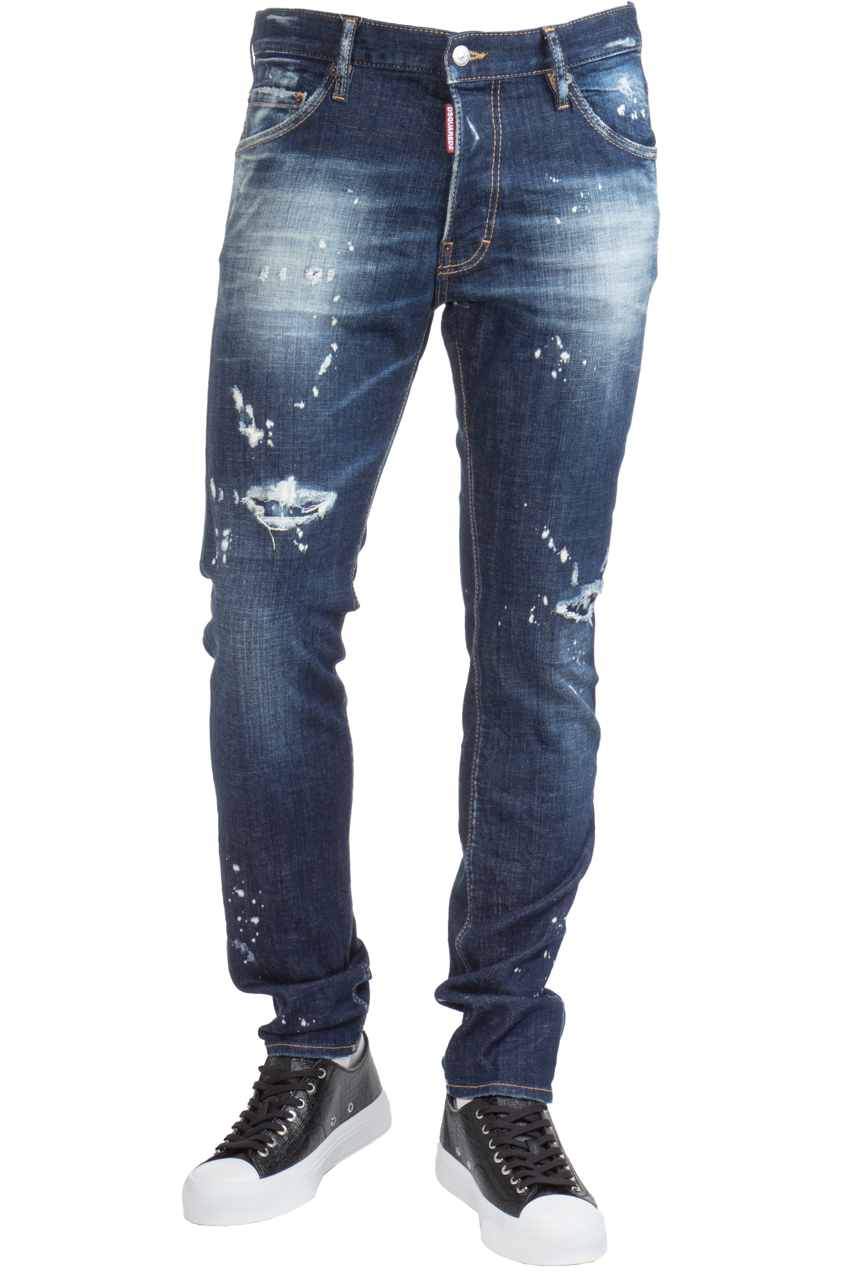 DSQUARED2 Cotton Stretch Denim Cool Guy Jeans DSQUARED2 Cotton Stretch Denim Cool Guy Jeans