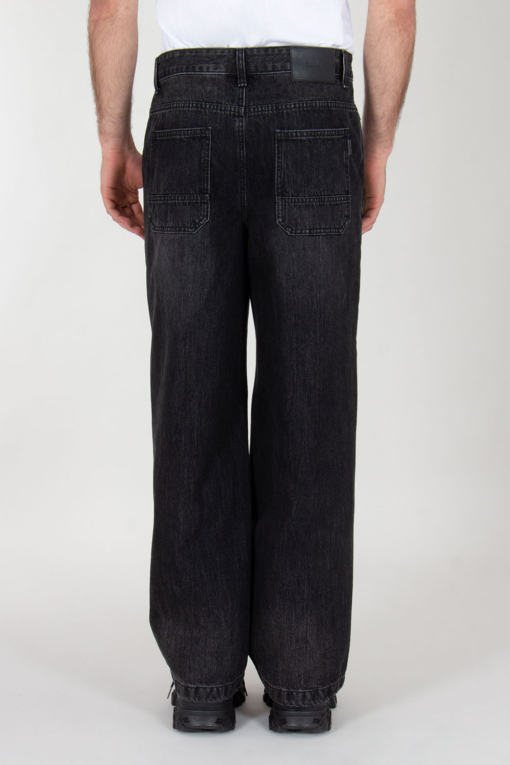 JUNN.J Wide Leg washed Denim Jeans