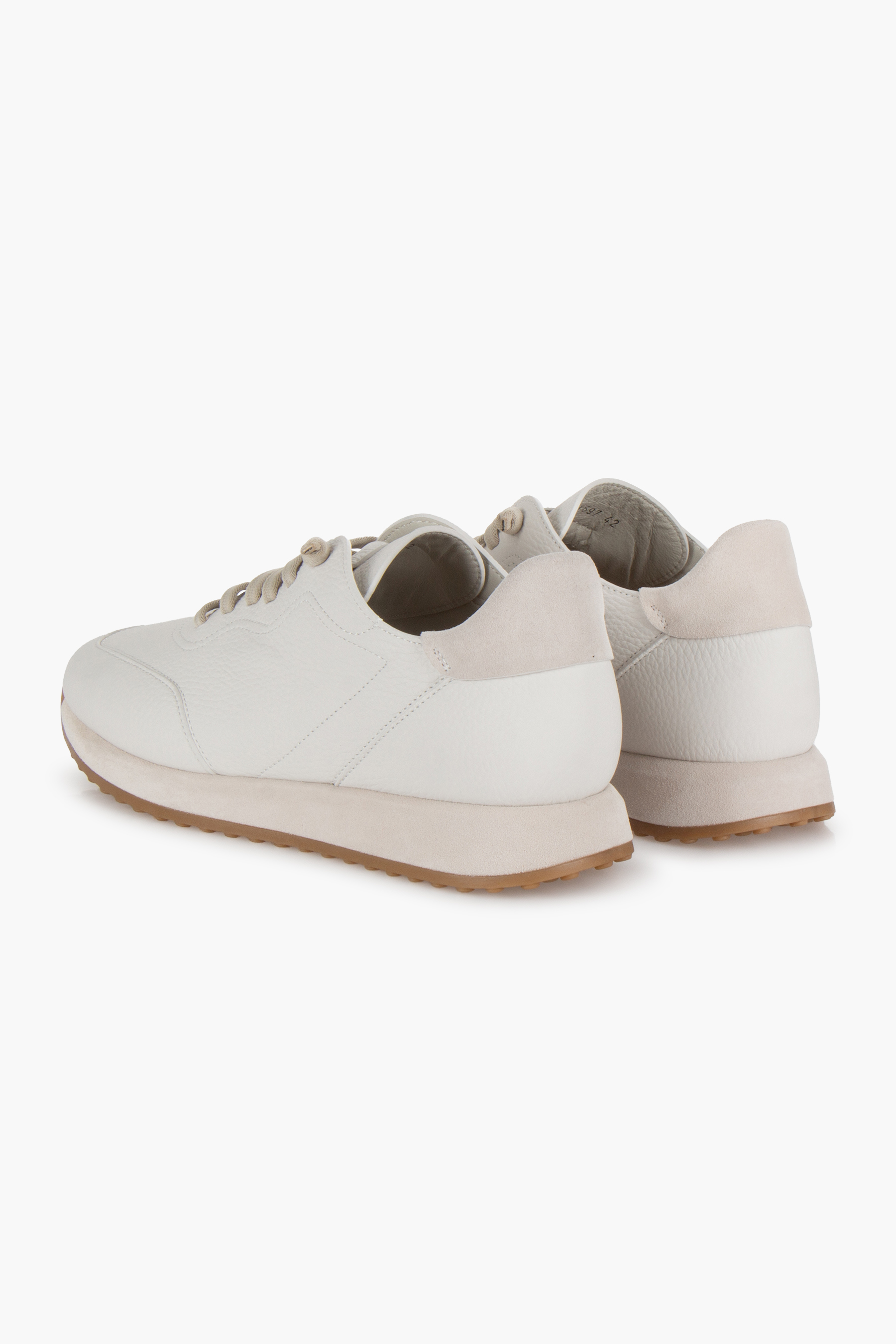 FABIANO RICCI  Grained Leather Sneakers