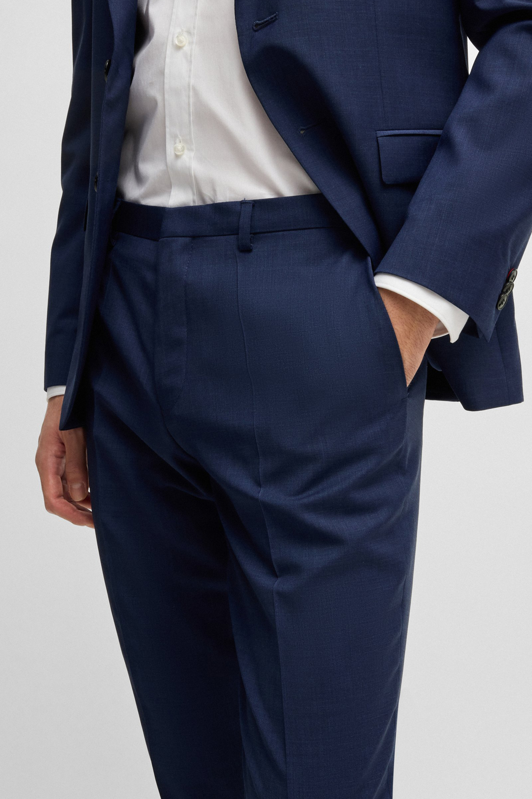 HUGO Extra Slim Fit Virgin Wool Suit Pants Hesten HUGO Extra Slim Fit Virgin Wool Suit Pants Hesten