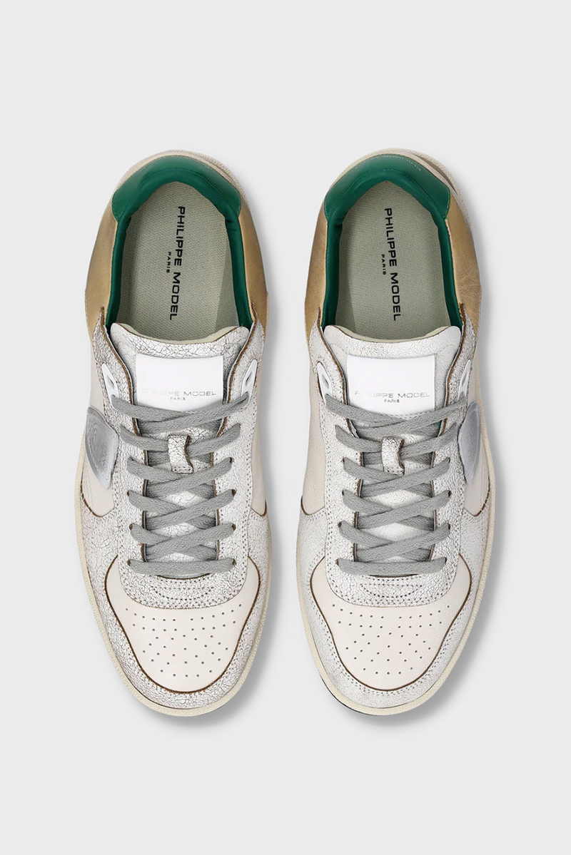 PHILIPPE MODEL Calf Skin Vintage Sneakers Pgal