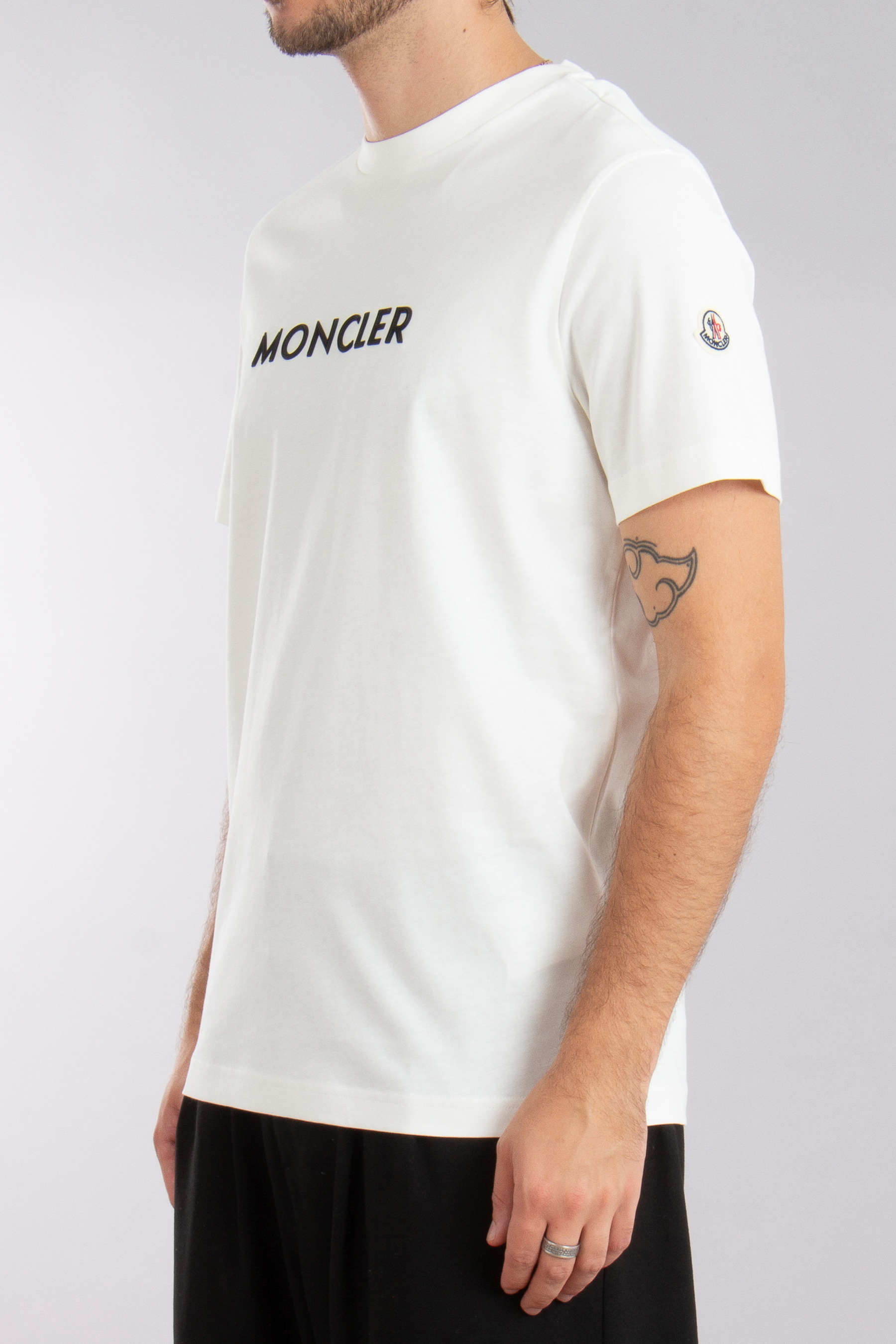 MONCLER Printed Organic Cotton Jersey T-Shirt MONCLER Printed Organic Cotton Jersey T-Shirt