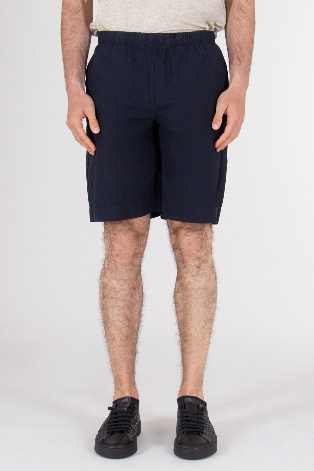 PAUL SMITH Regular Fit Organic Cotton Drawcord Shorts