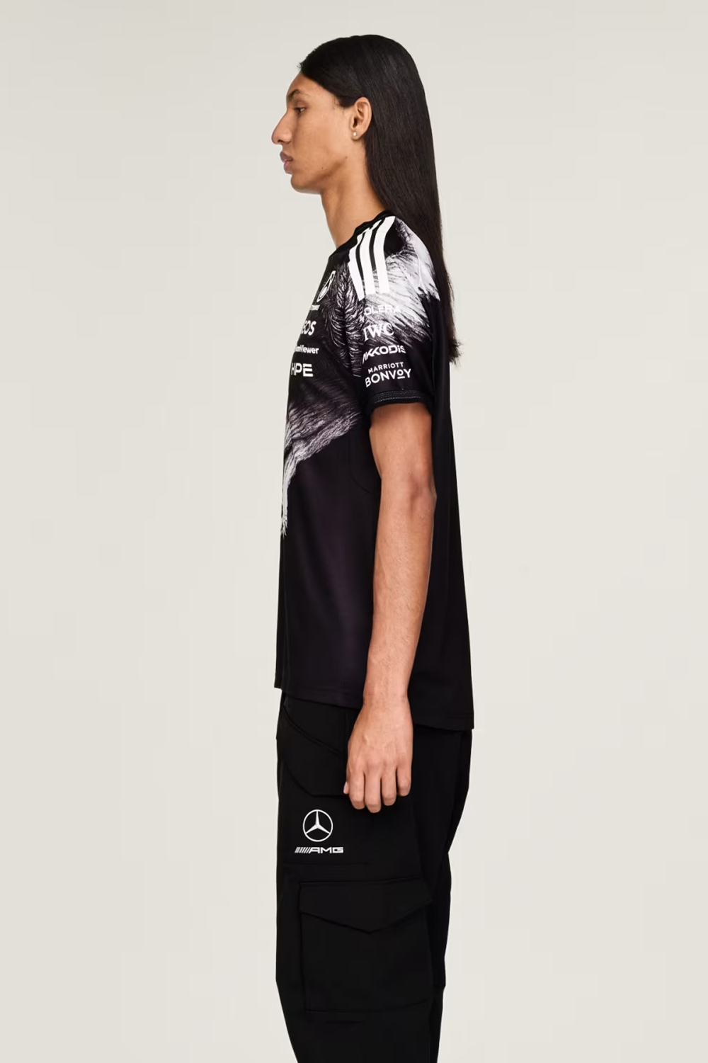 Y-3 x MERCEDES AMG PETRONAS Regular Fit Sport Jersey