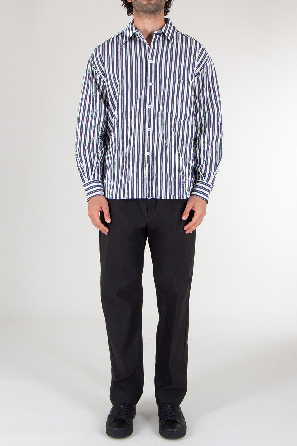 ROBERTO COLLINA  Oversized Crinkled Shirt
