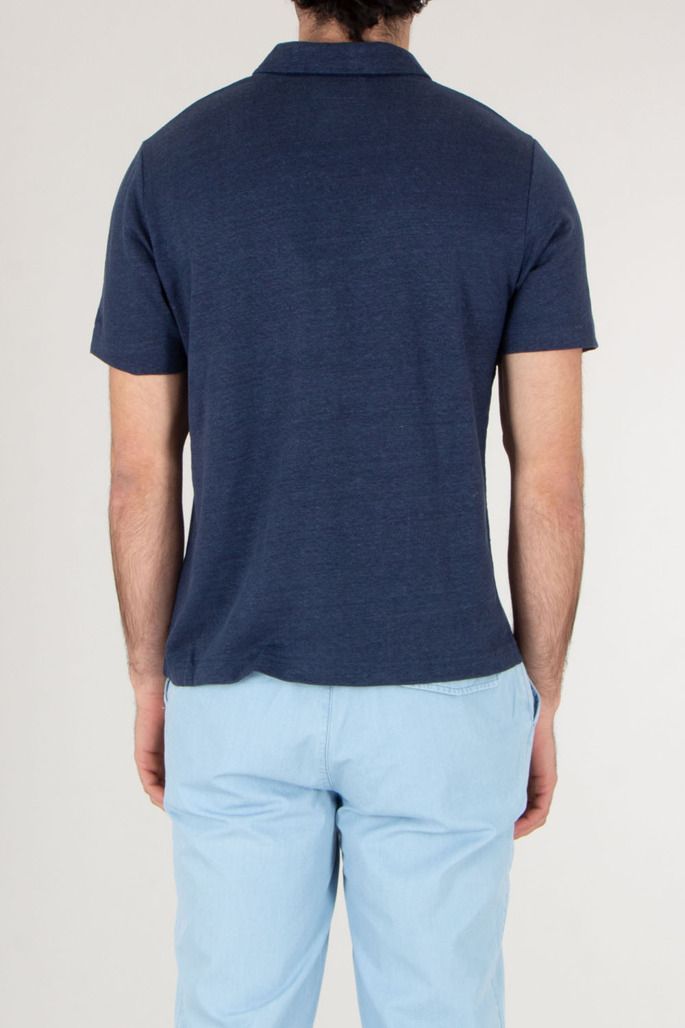 MC 2 SAINT BARTH Linen Jersey Polo Shirt Fraser