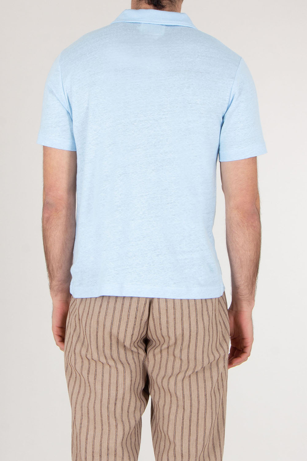 MC 2 SAINT BARTH Linen Jersey Polo Shirt Fraser