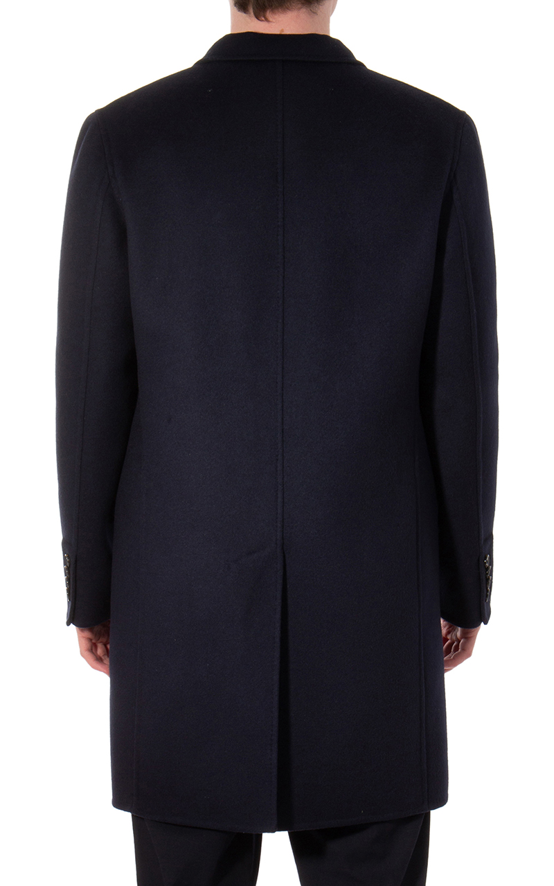 BRIONI Regular Fit Wool-Cashmere Blend Chesterfield Coat