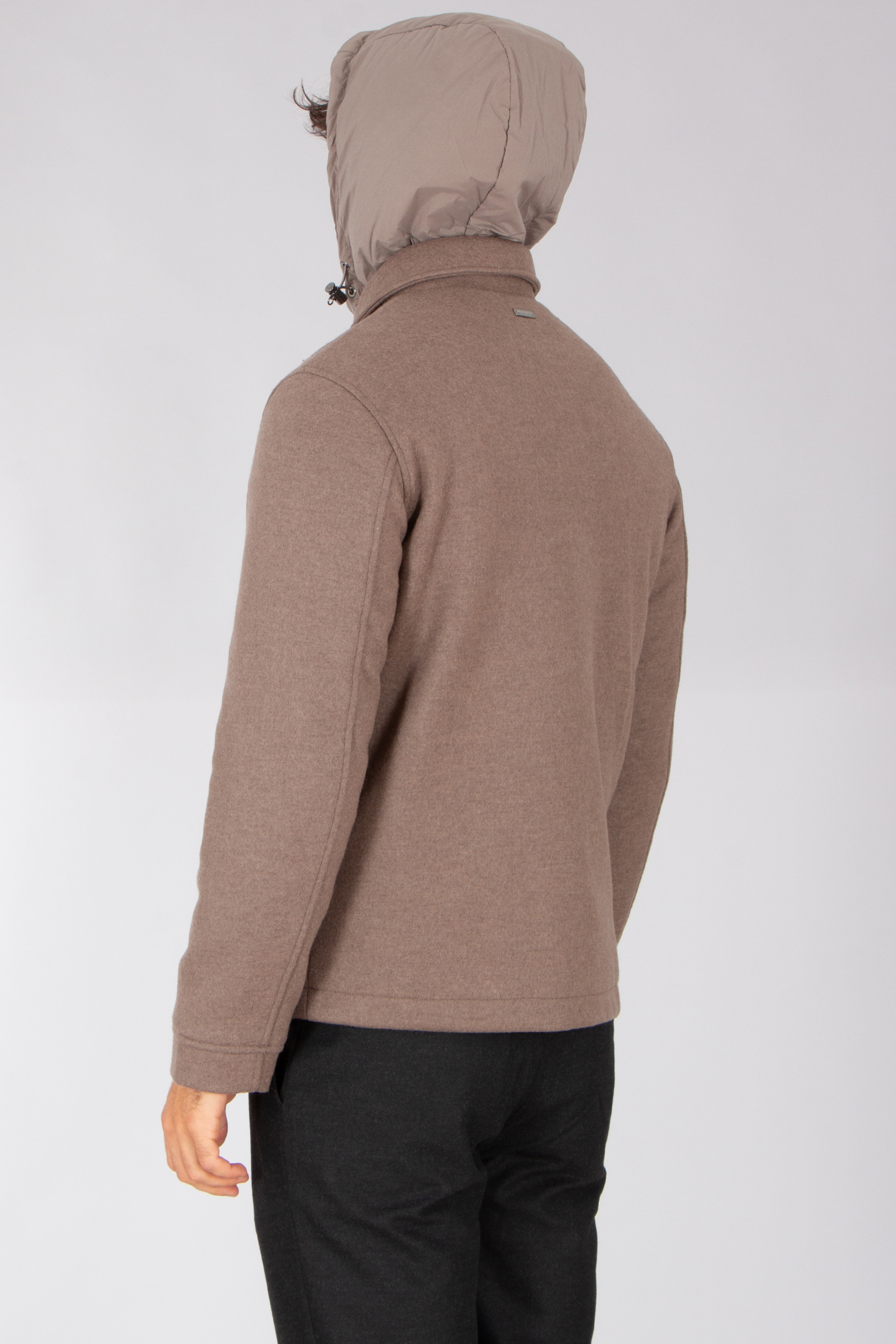 WOOLRICH Regular Fit Knitted Wool Blend Shirt Jacket Pulli, Vlies, Kapuze, Kapuzenpulli, Sweatshirt