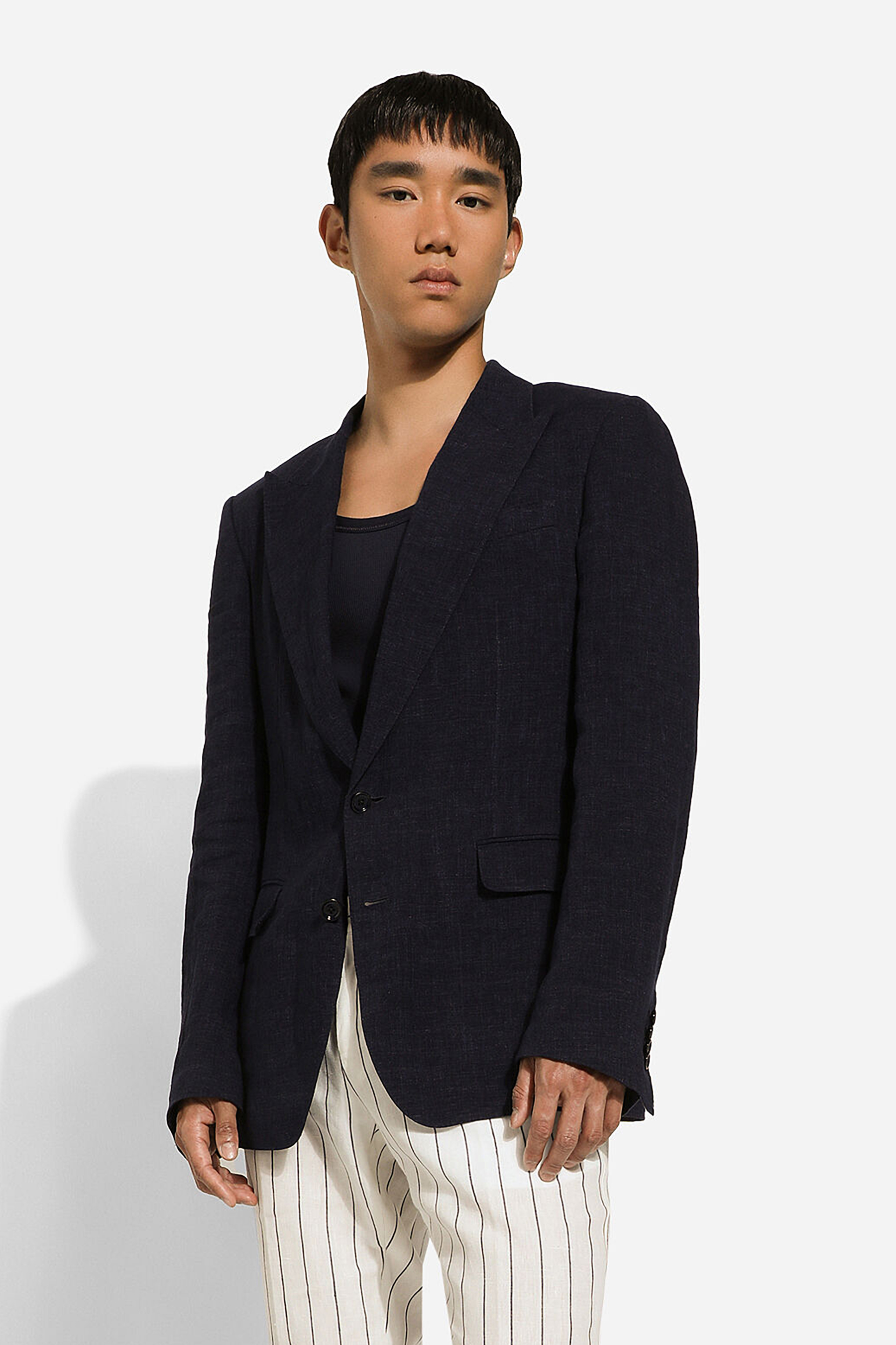 DOLCE & GABBANA Linen Blend Jacket Sicilia