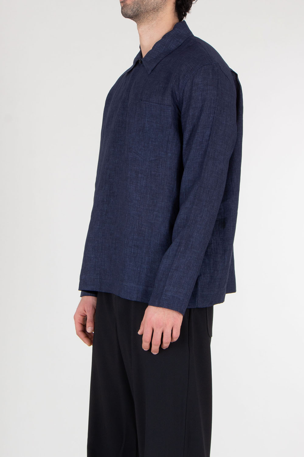 PAUL SMITH Oversized Linen Shirt Reines