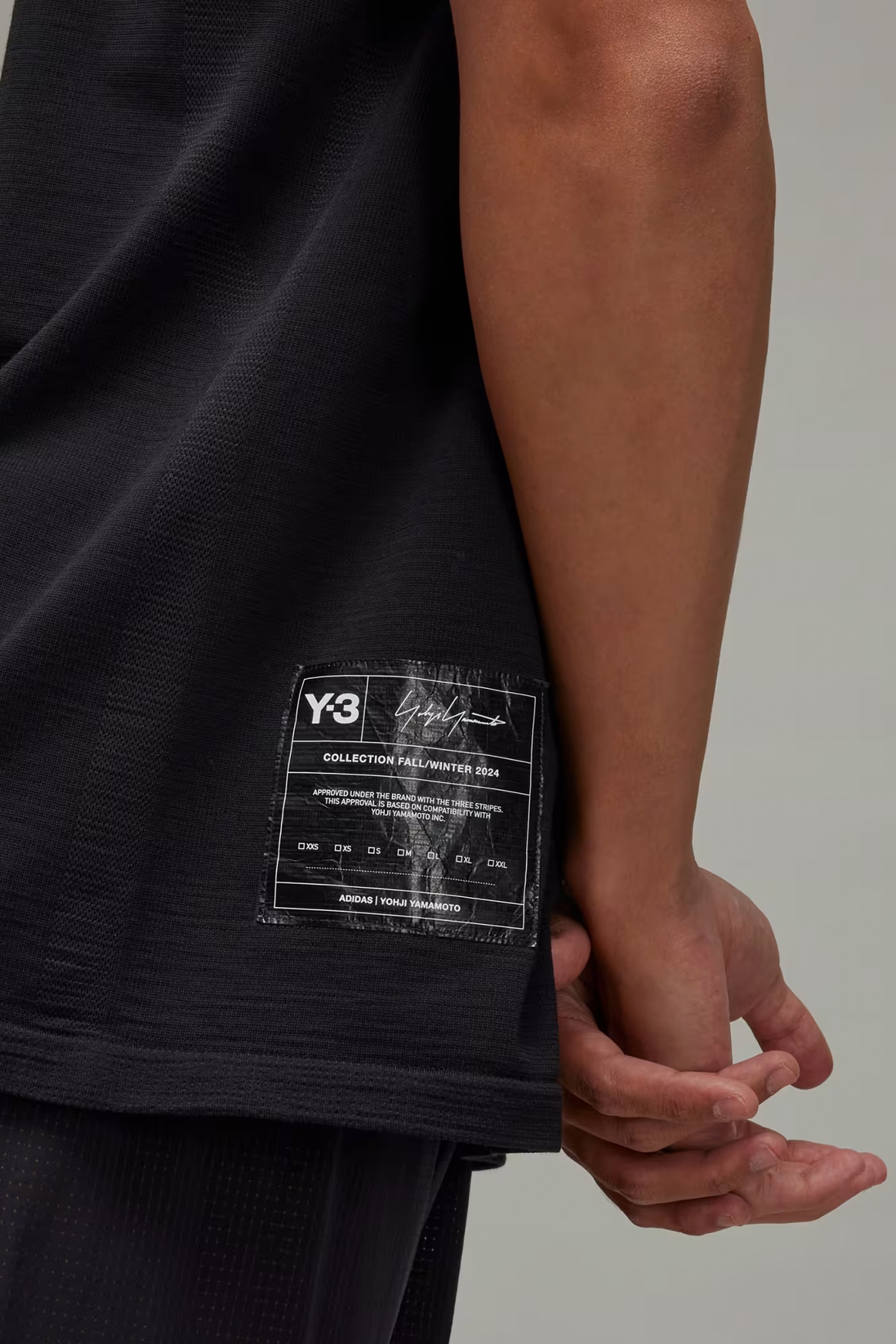 Y-3 Recycled Polyester-Wool Blend Running T-Shirt Y-3 Recycled Polyester-Wool Blend Running T-Shirt