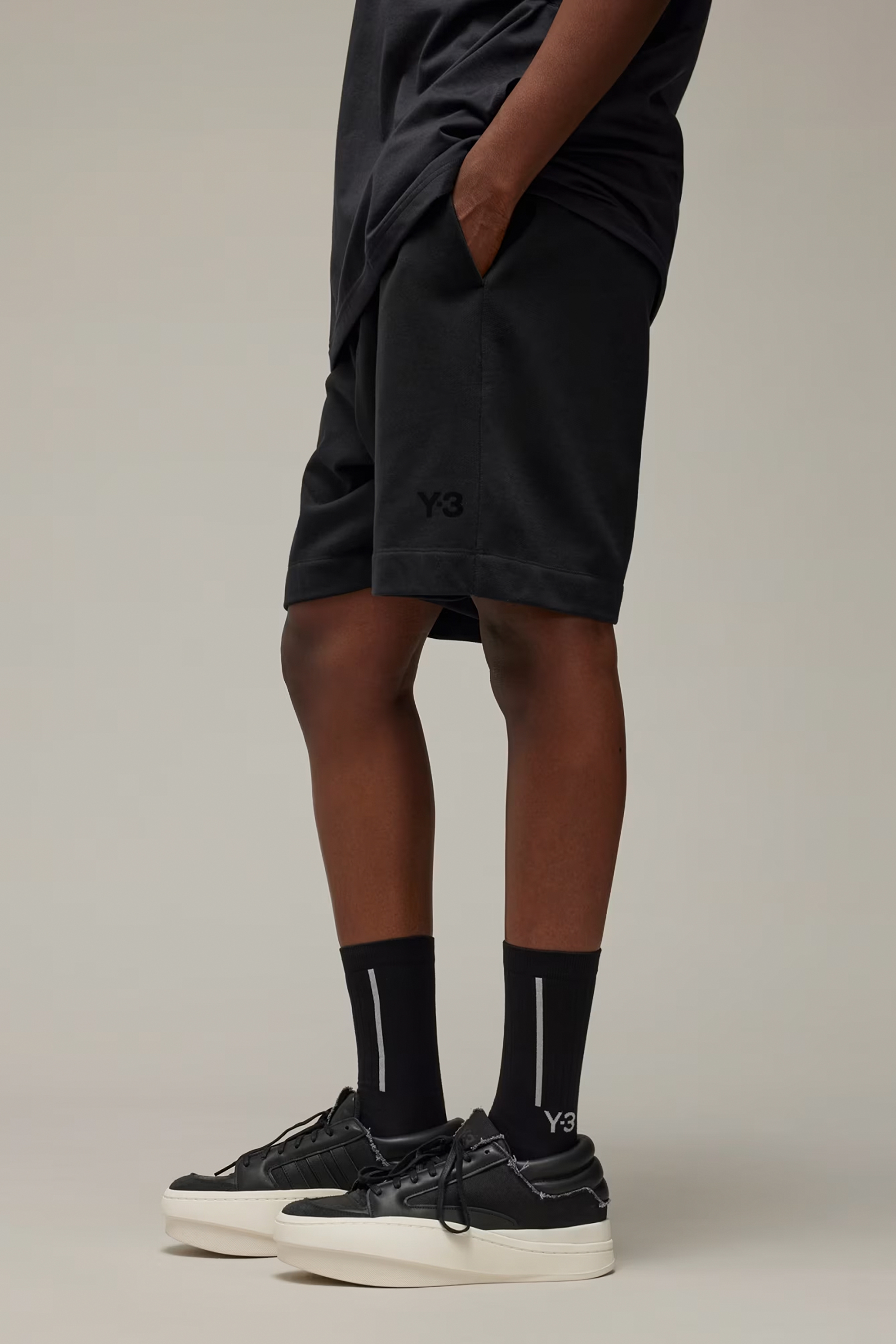 Y-3 Printed French Terry Shorts