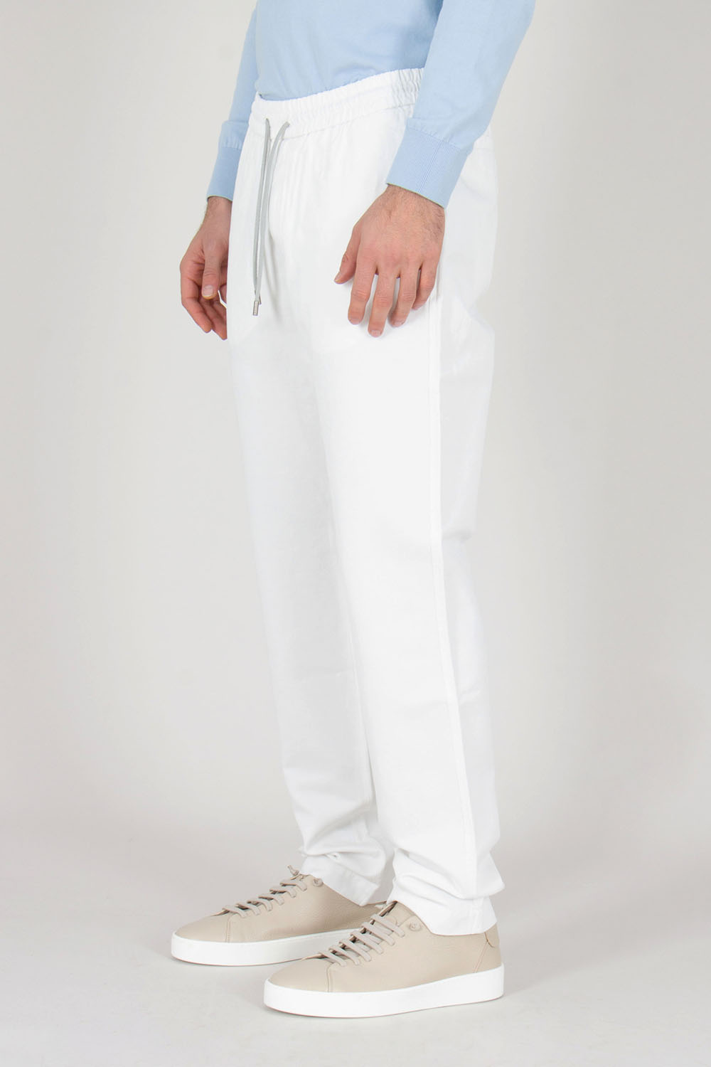 SEASE Regular Fit Cotton-Linen Blend Drawstring Pants Summer Mindset