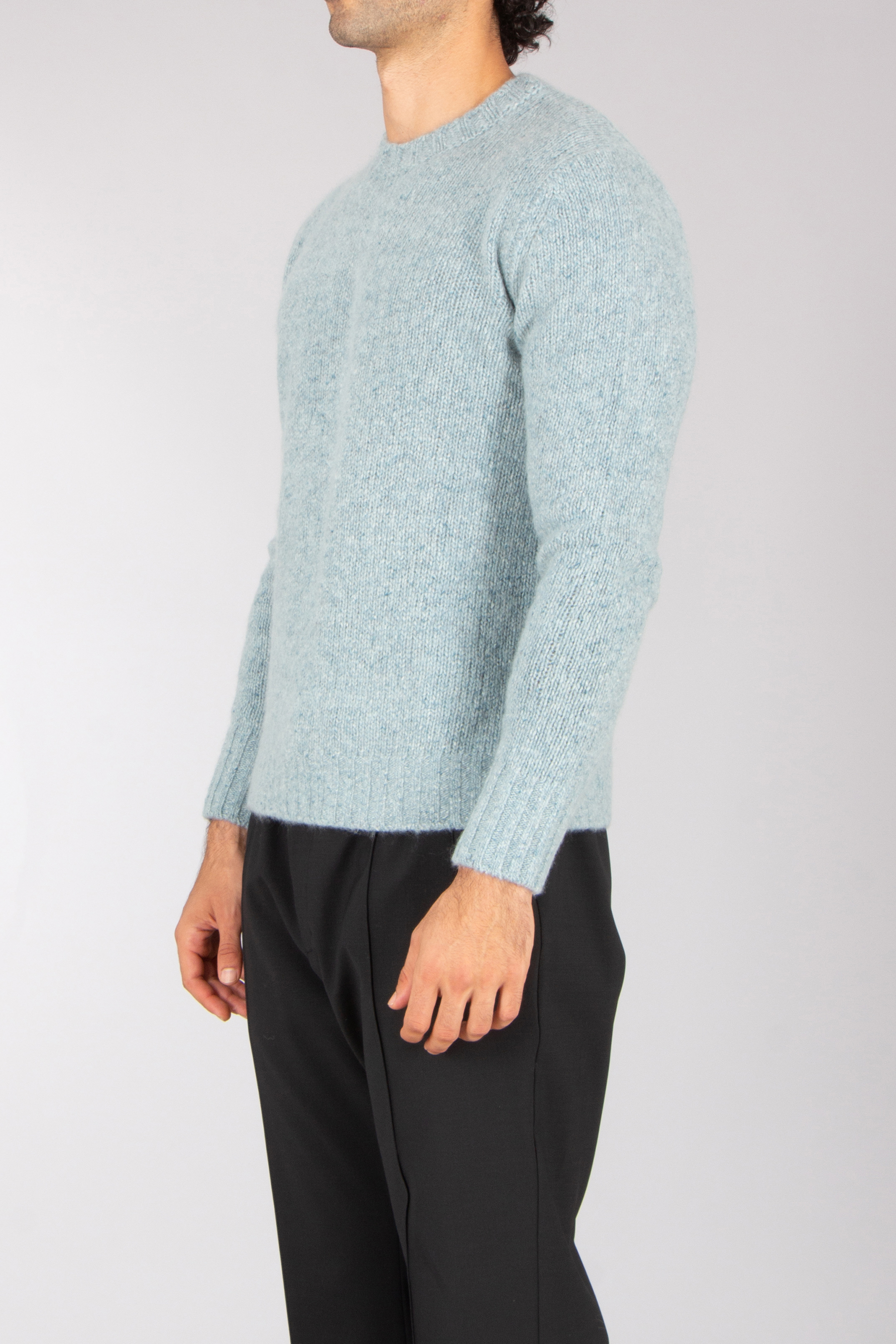 ALLUDE Regular Fit Cashmere Round Neck Sweater Bekleidung, Strickwaren, Pullover, Langarm, Ärmel