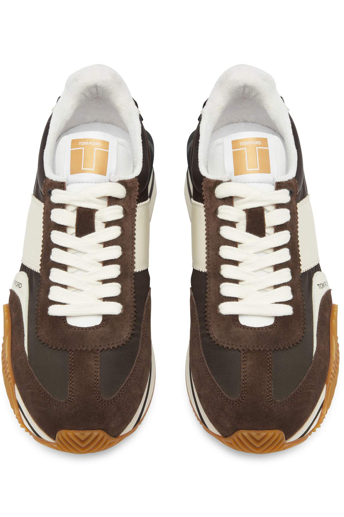 TOM FORD Paneled Nylon & Suede Sneakers James TOM FORD Paneled Nylon & Suede Sneakers James