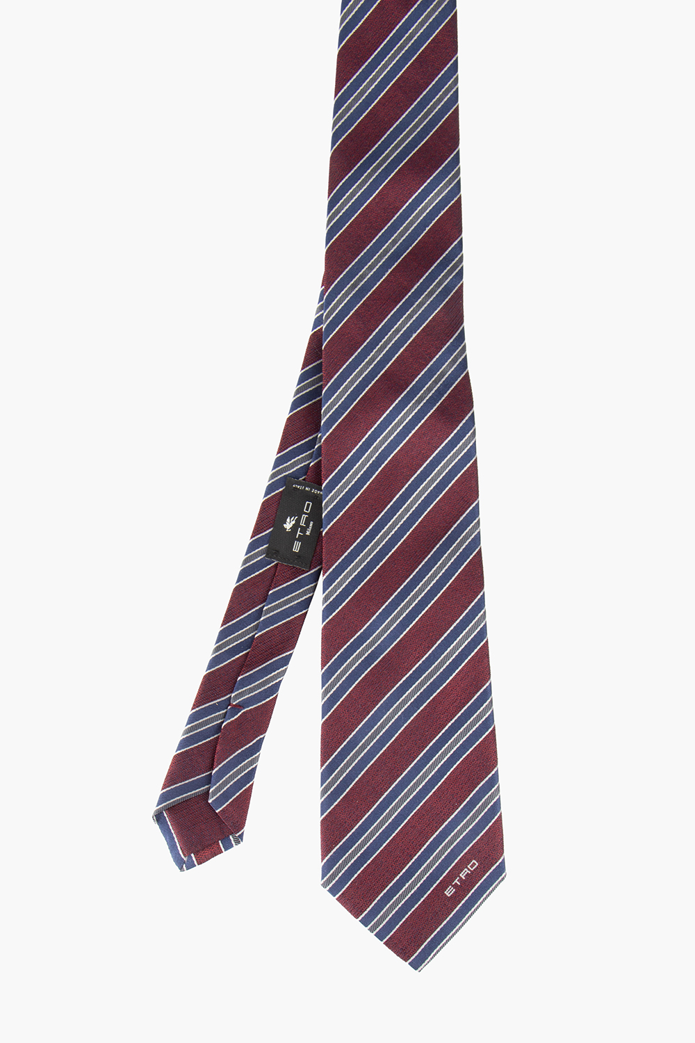 ETRO Striped Silk Jacquard Tie