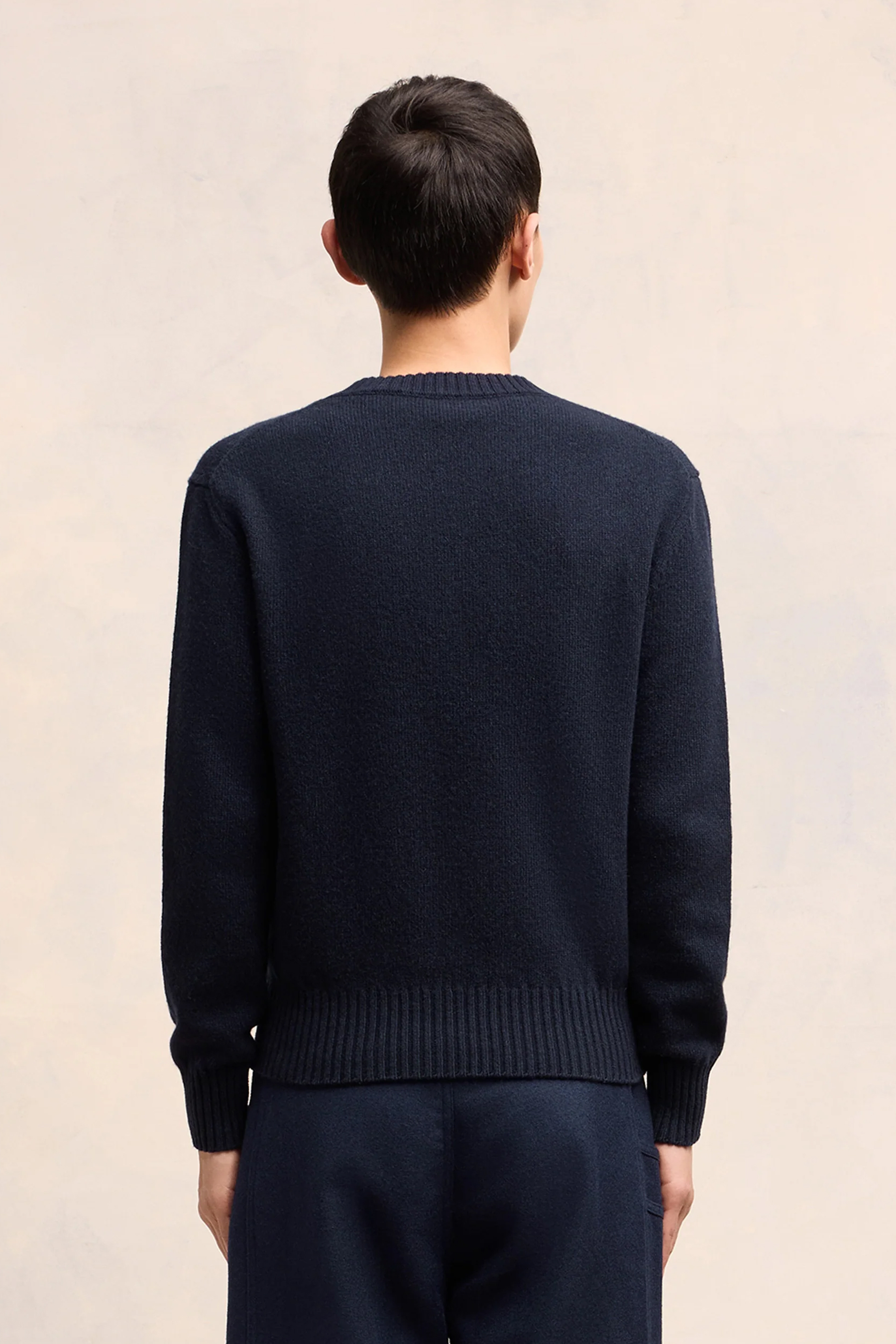 AMI PARIS Embroidered Cashmere Sweater AMI PARIS Embroidered Cashmere Sweater