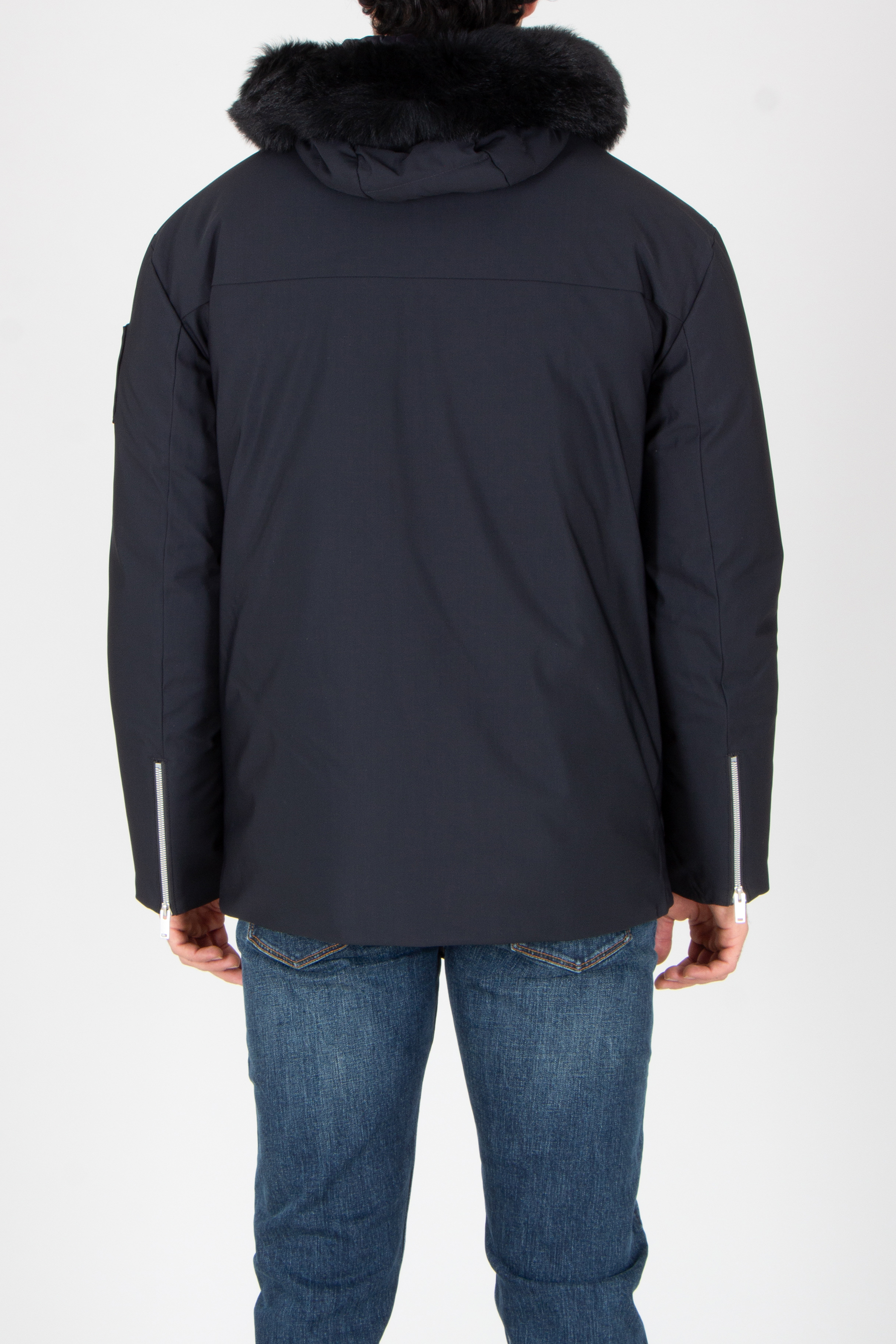 Mantel, Jacke, Jeans, Langarm, Person