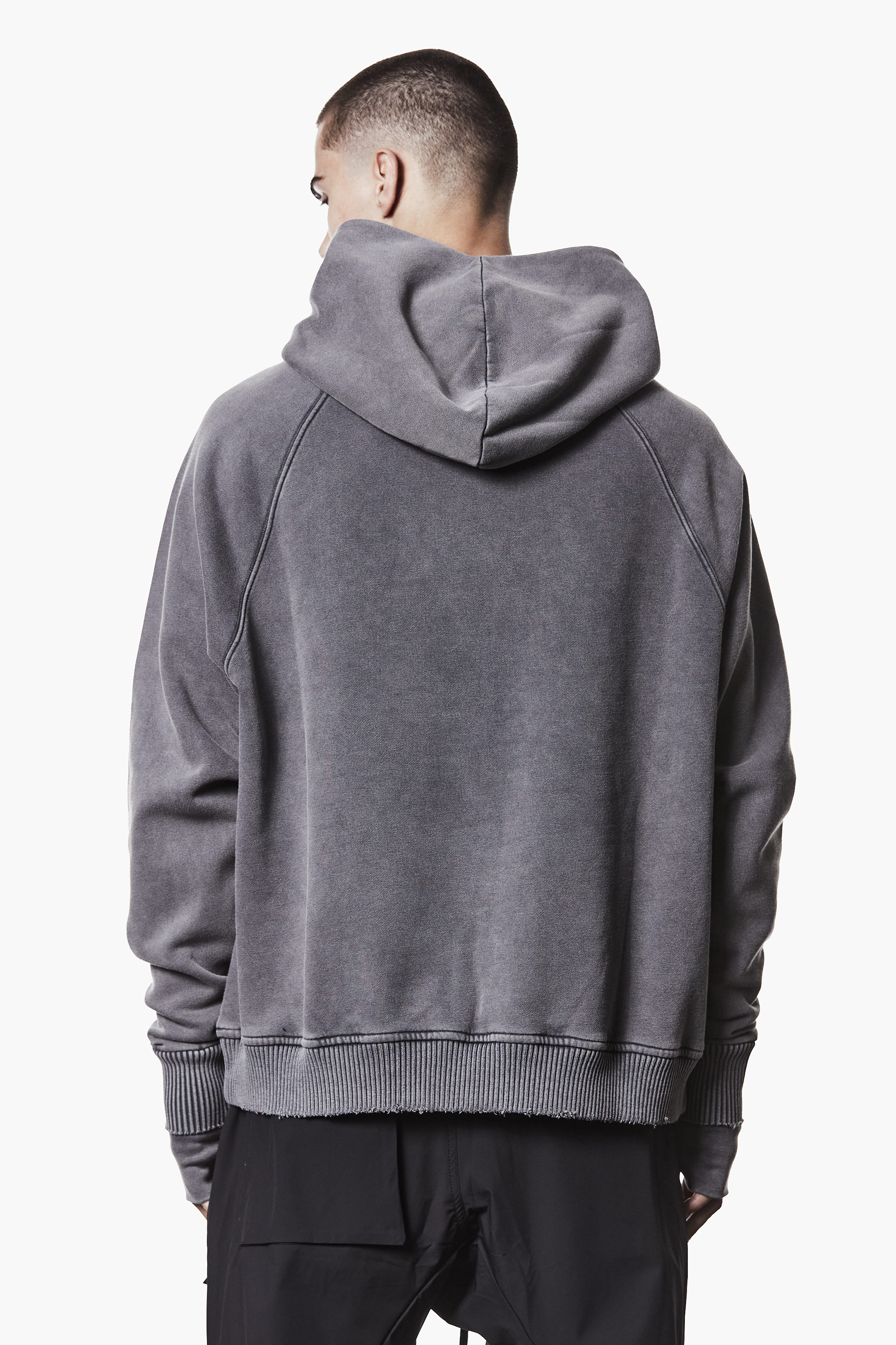THOM KROM Regular Fit Cotton Blend Sweat Hoodie Pulli, Sweatshirt, Kapuzenpulli, Fleece, Kapuze