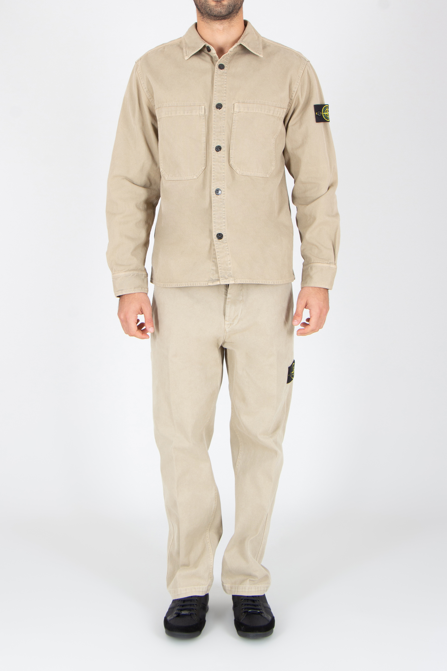 Khaki, Leinen, Erwachsener, Mann, Person