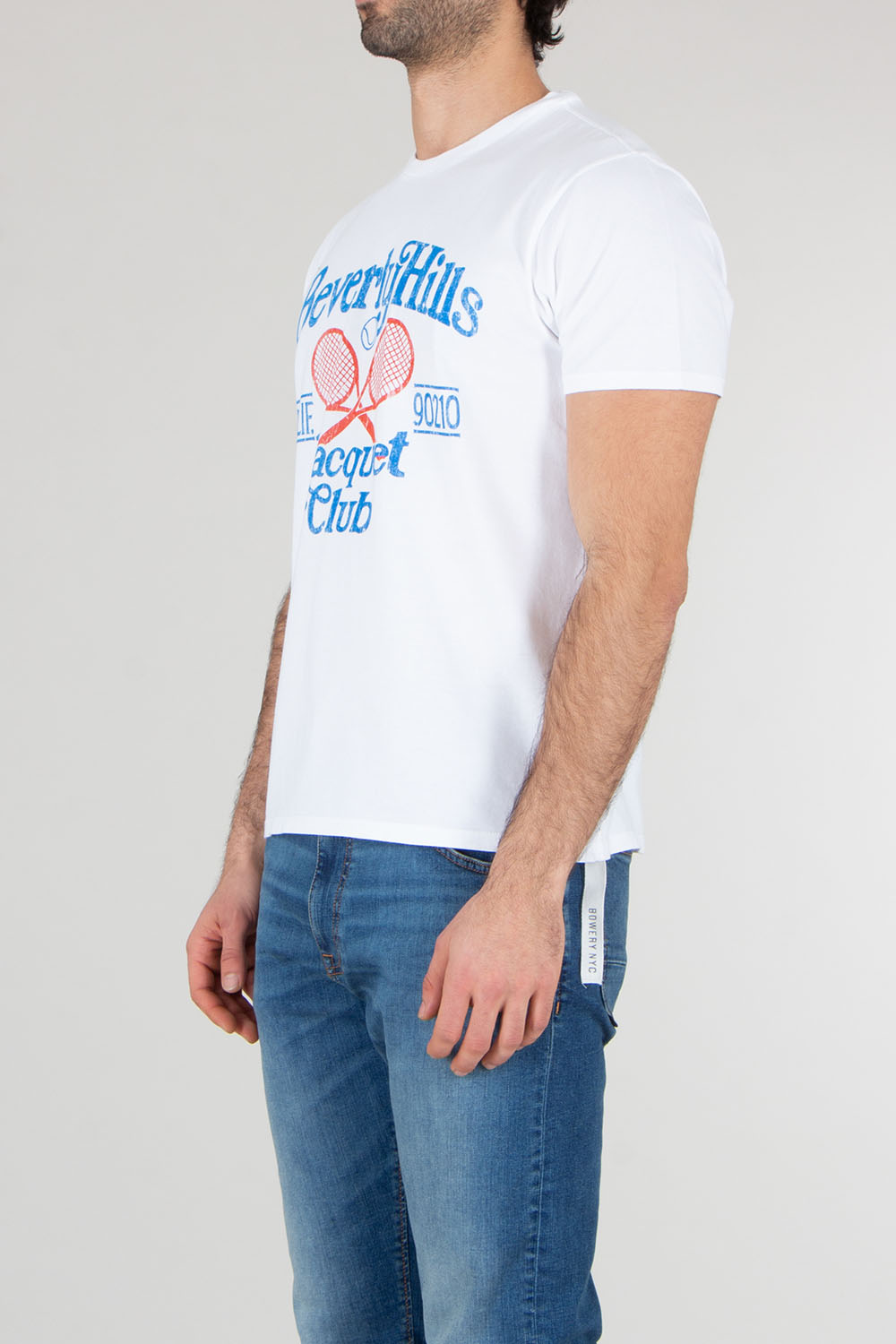 BOWERY NYC Regular Fit Graphic Print Cotton Jersey T-Shirt