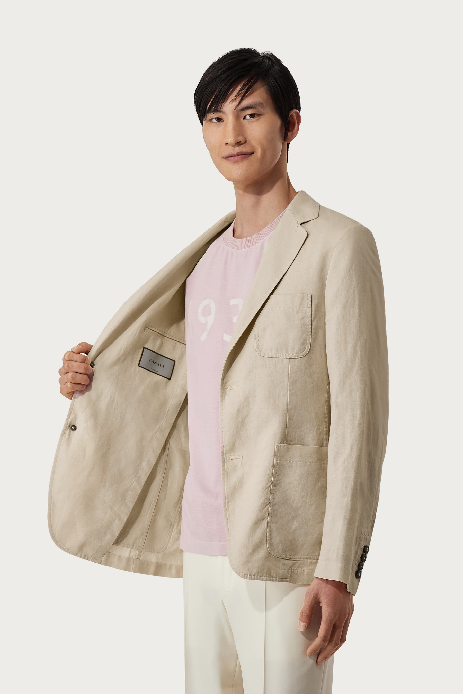 CANALI Casual Linen Jacket CANALI Casual Linen Jacket