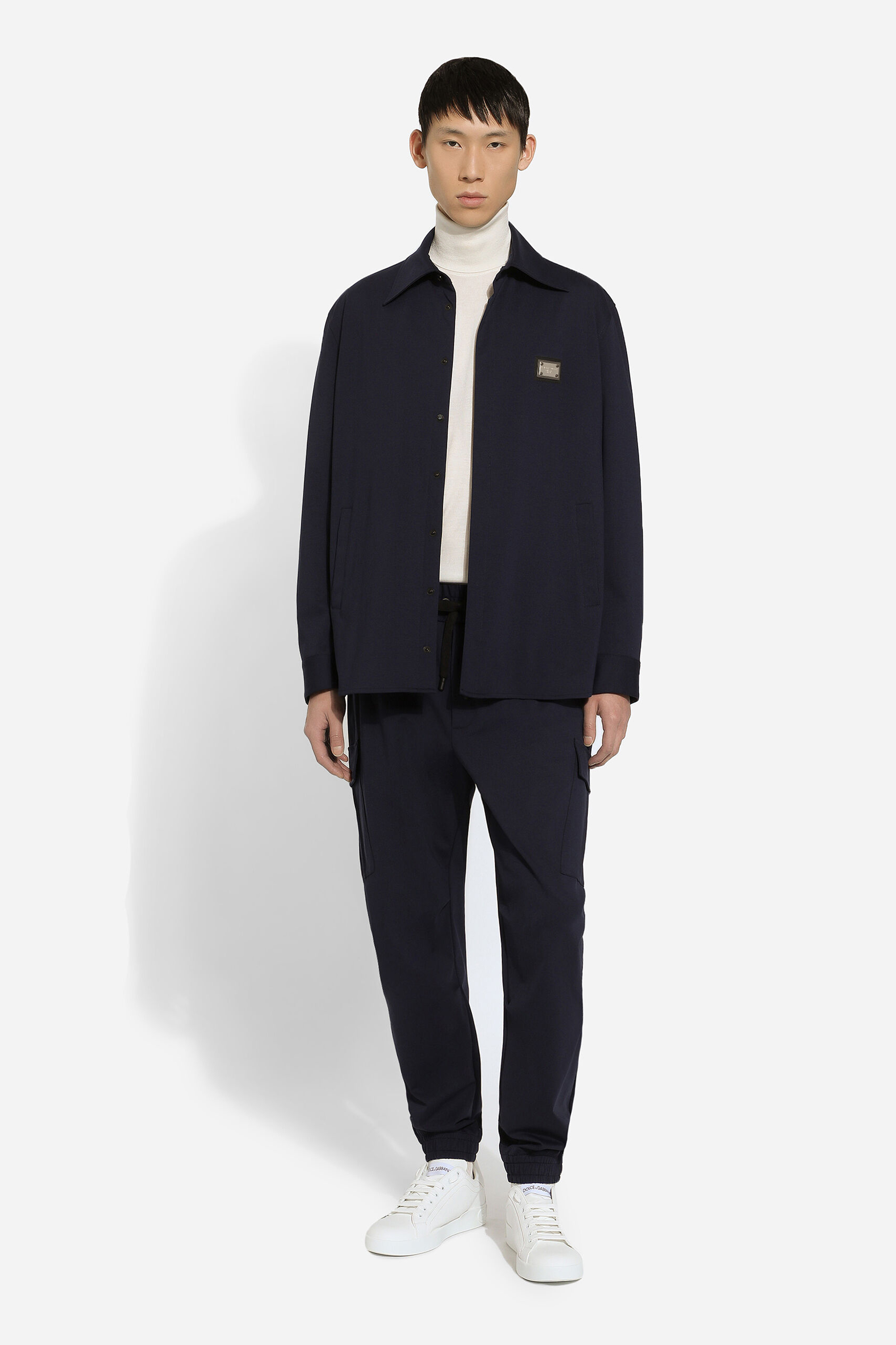 DOLCE & GABBANA Cotton Blend Stretch Cargo Pants DOLCE & GABBANA Cotton Blend Stretch Cargo Pants