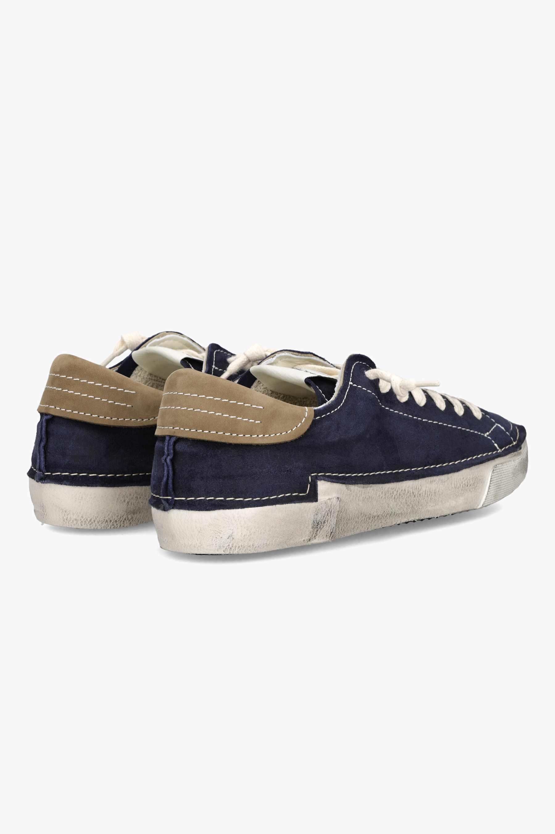 PHILIPPE MODEL Suede Sneakers Prsx Low Schuhwerk, Schuh, Sneaker, Wildleder, Leinwand