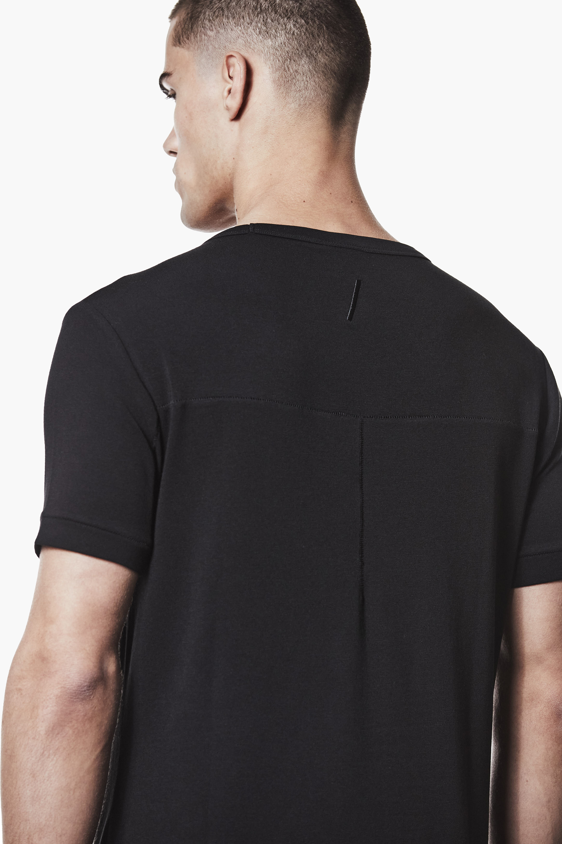 THOM KROM Slim Fit Cotton-Modal Stretch Jersey T-Shirt T-shirt, Ärmel, Erwachsener, Mann, Person