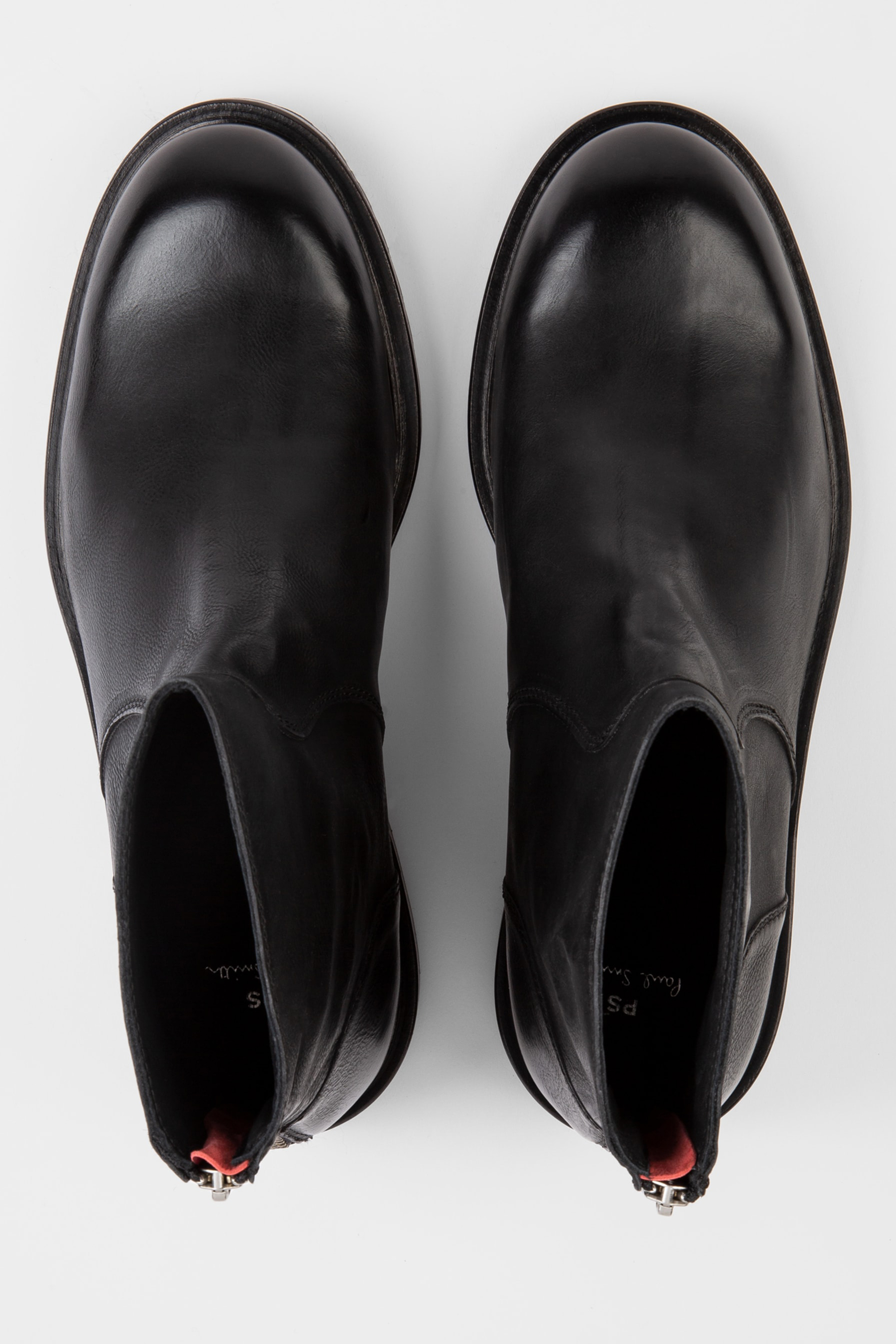 PAUL SMITH Leather Ankle Boots Falk Bekleidung, Schuhwerk, Schuh, Sneaker