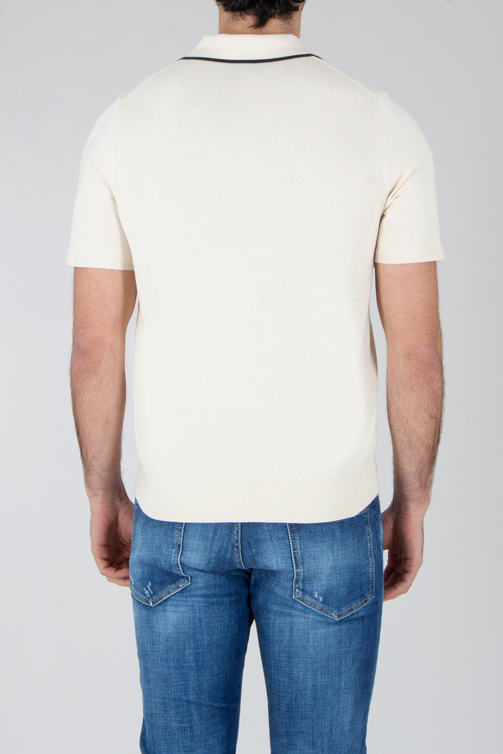 PAUL SMITH Regular Fit Organic Cotton Short-Sleeve Knit Polo