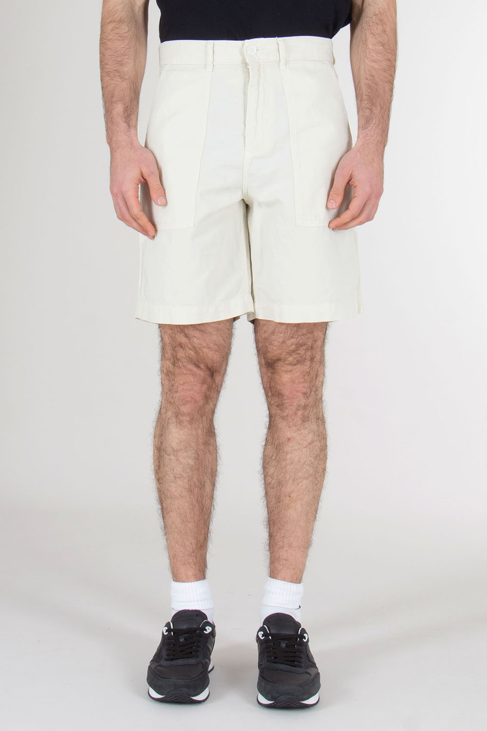 BELSTAFF Cotton Linen Shorts Maritime