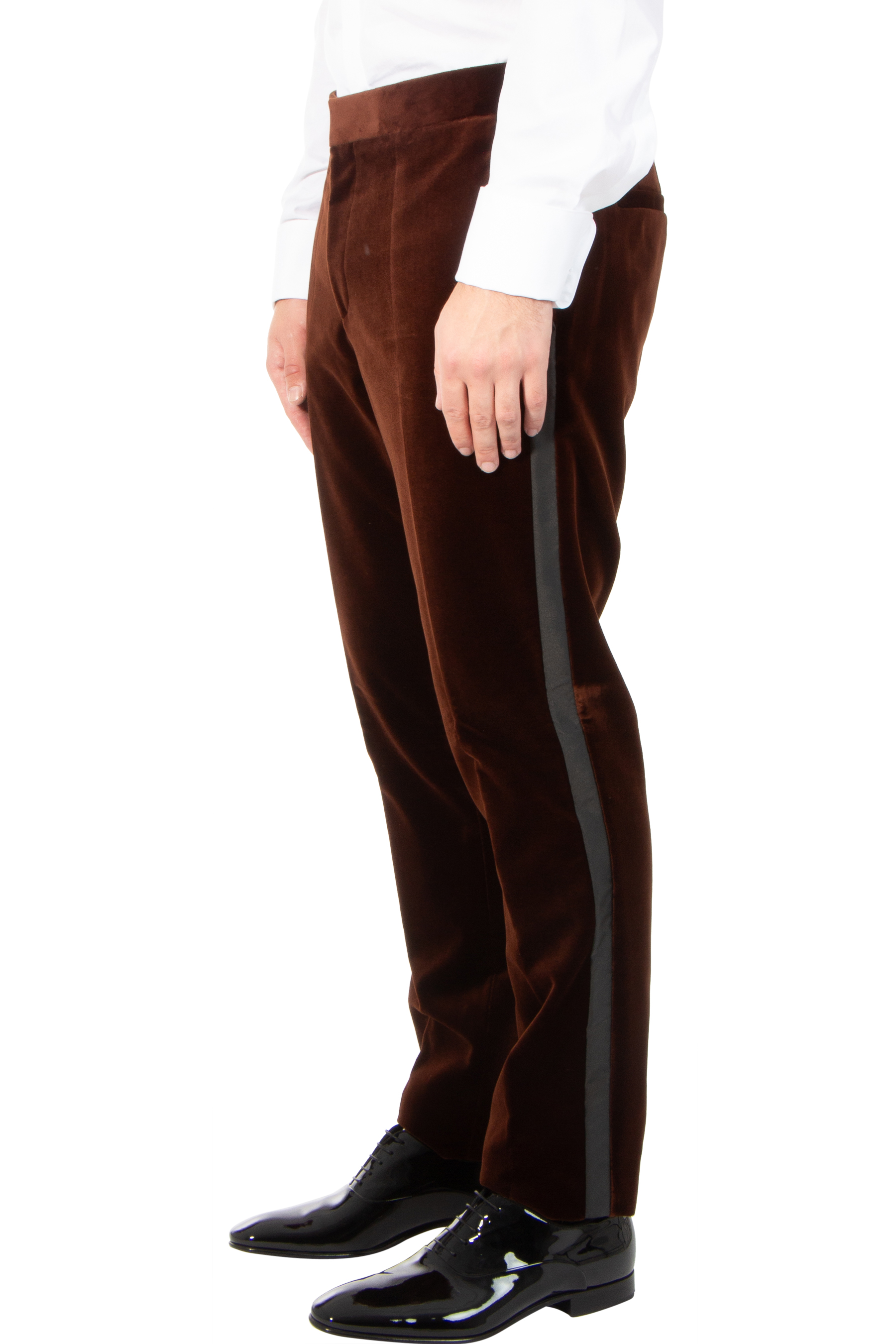 HUGO Cotton Velvet Tuxedo Pants Getlin HUGO Cotton Velvet Tuxedo Pants Getlin