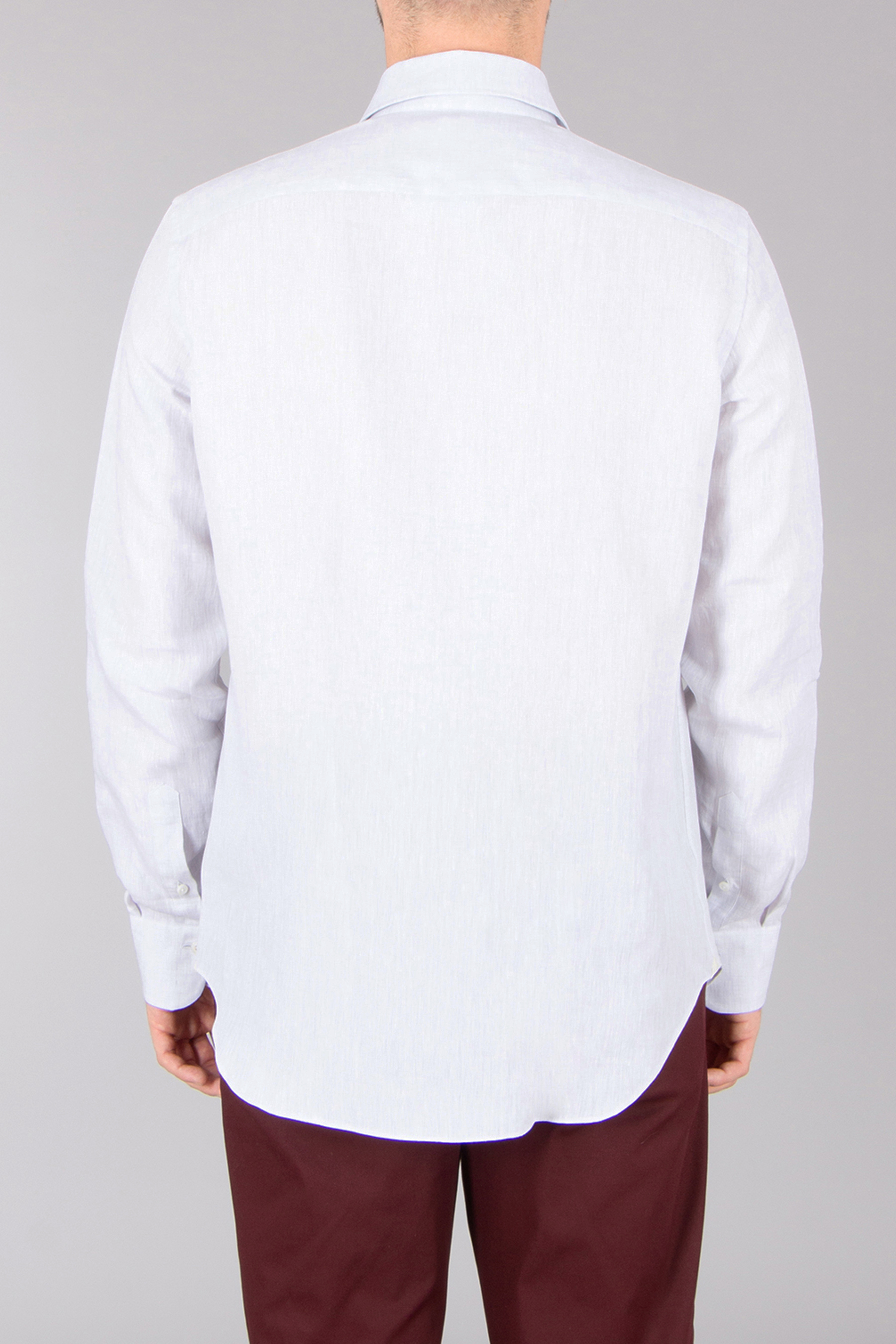 EMANUELE MAFFEIS Regular Fit Linen Shirt Eduardo Vaduz Langarm, Hemd, Leinen, Mantel, Laborkittel