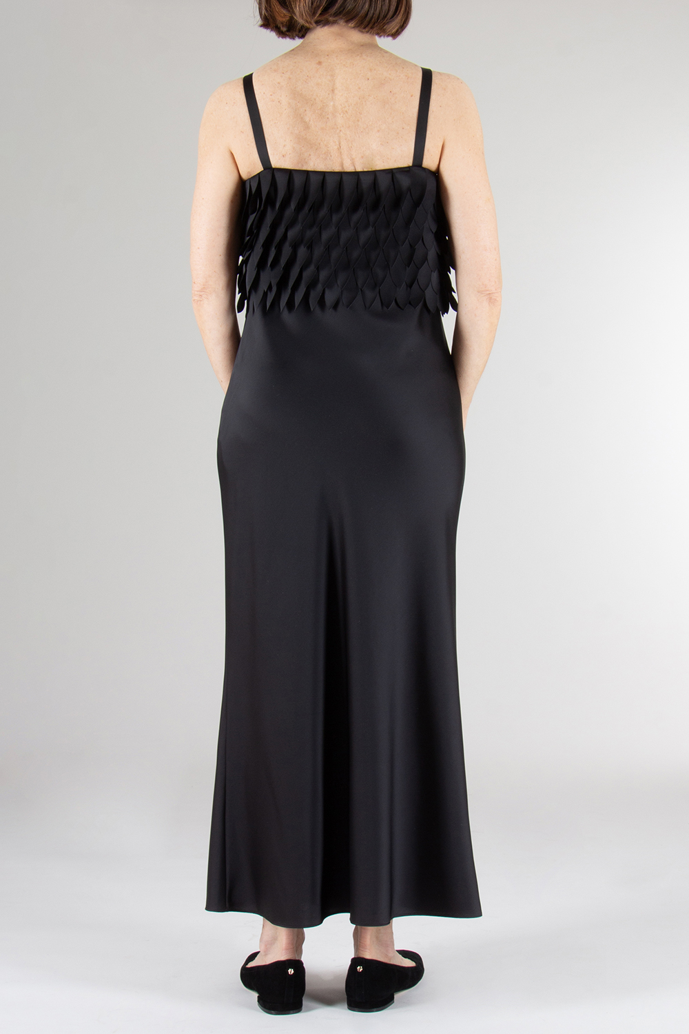 BOSS Fringe Panel Slip Dress Dalaser