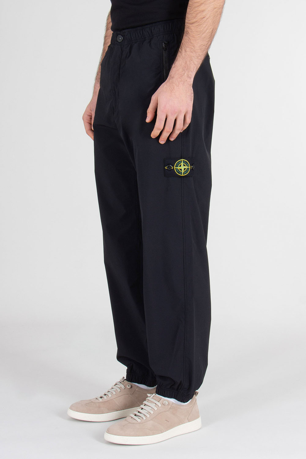 STONE ISLAND Loose Fit Stretch Nylon Tech Fleece Pants