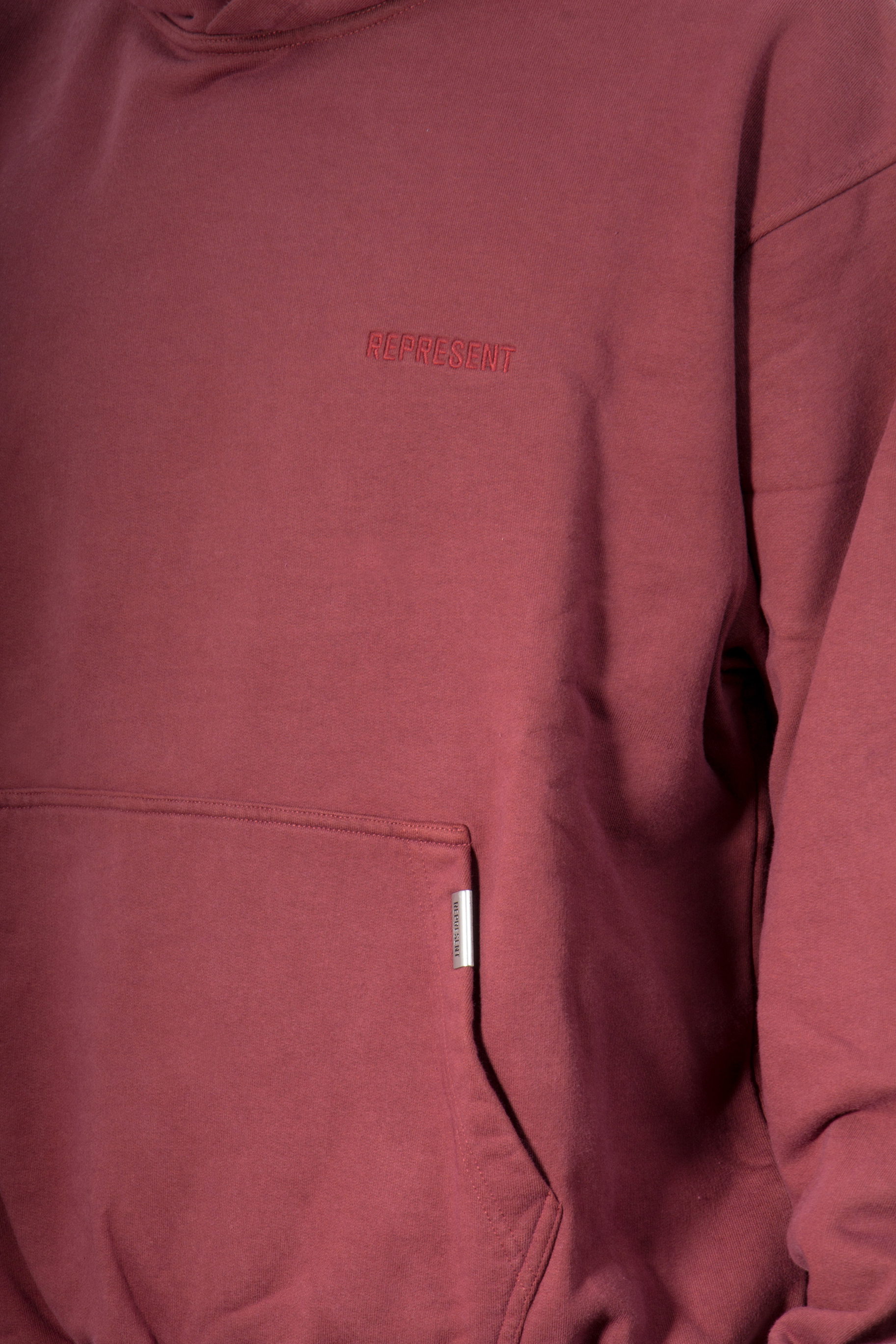 REPRESENT Blank Hoodie Vintage Red REPRESENT Blank Hoodie Vintage Red