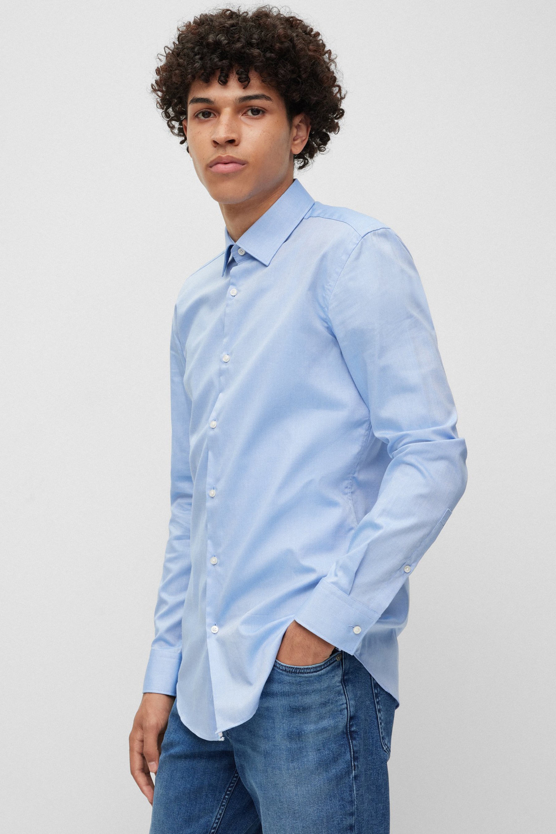 HUGO Slim Fit Cotton Oxford Shirt Koey HUGO Slim Fit Cotton Oxford Shirt Koey