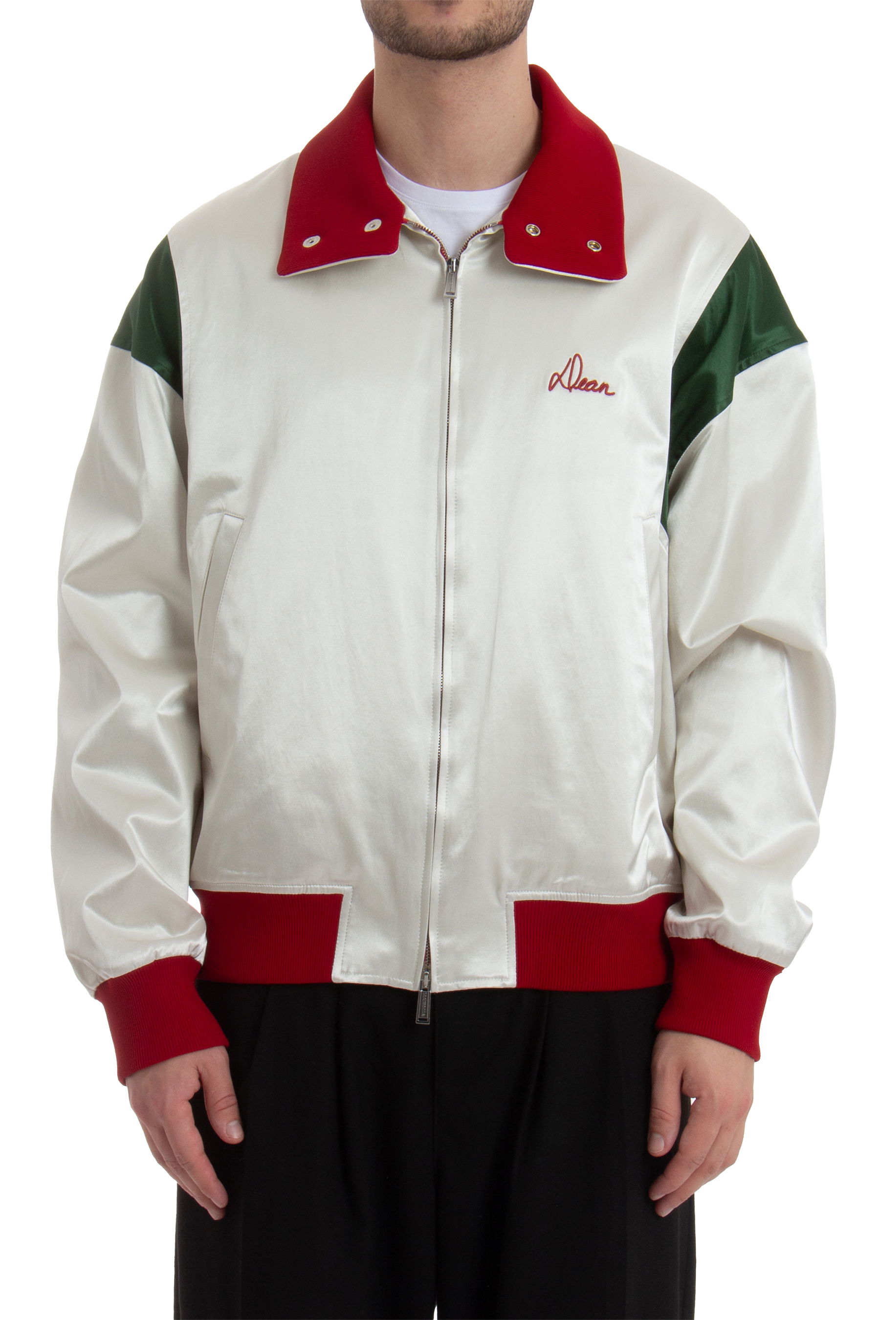 DSQUARED2 Bowling Satin Bomber Jacket DSQUARED2 Bowling Satin Bomber Jacket
