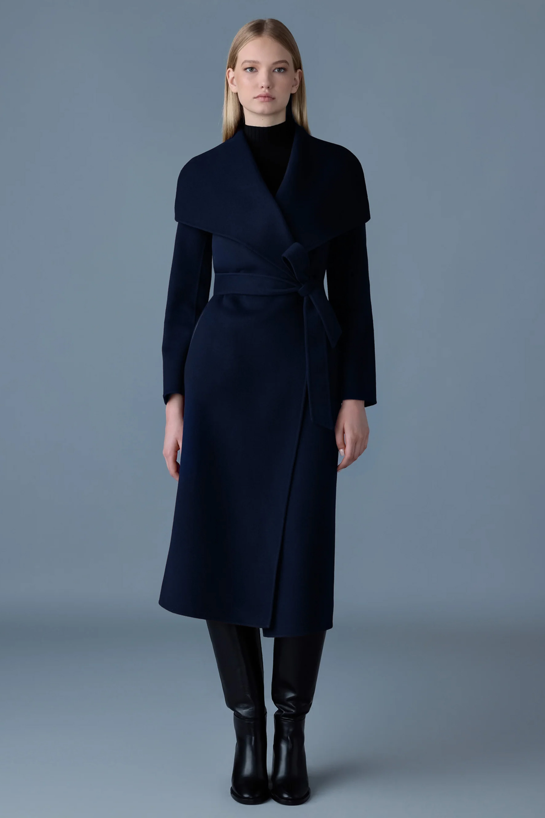 MACKAGE Relaxed Fit Double-Face Wool Wrap Coat Mai-Cn Bekleidung, Mantel