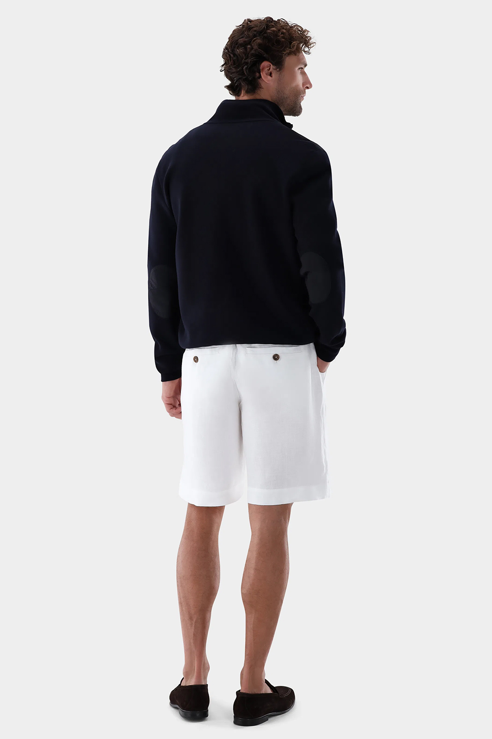 Kurze Hose, Langarm, Erwachsener, Mann, Person